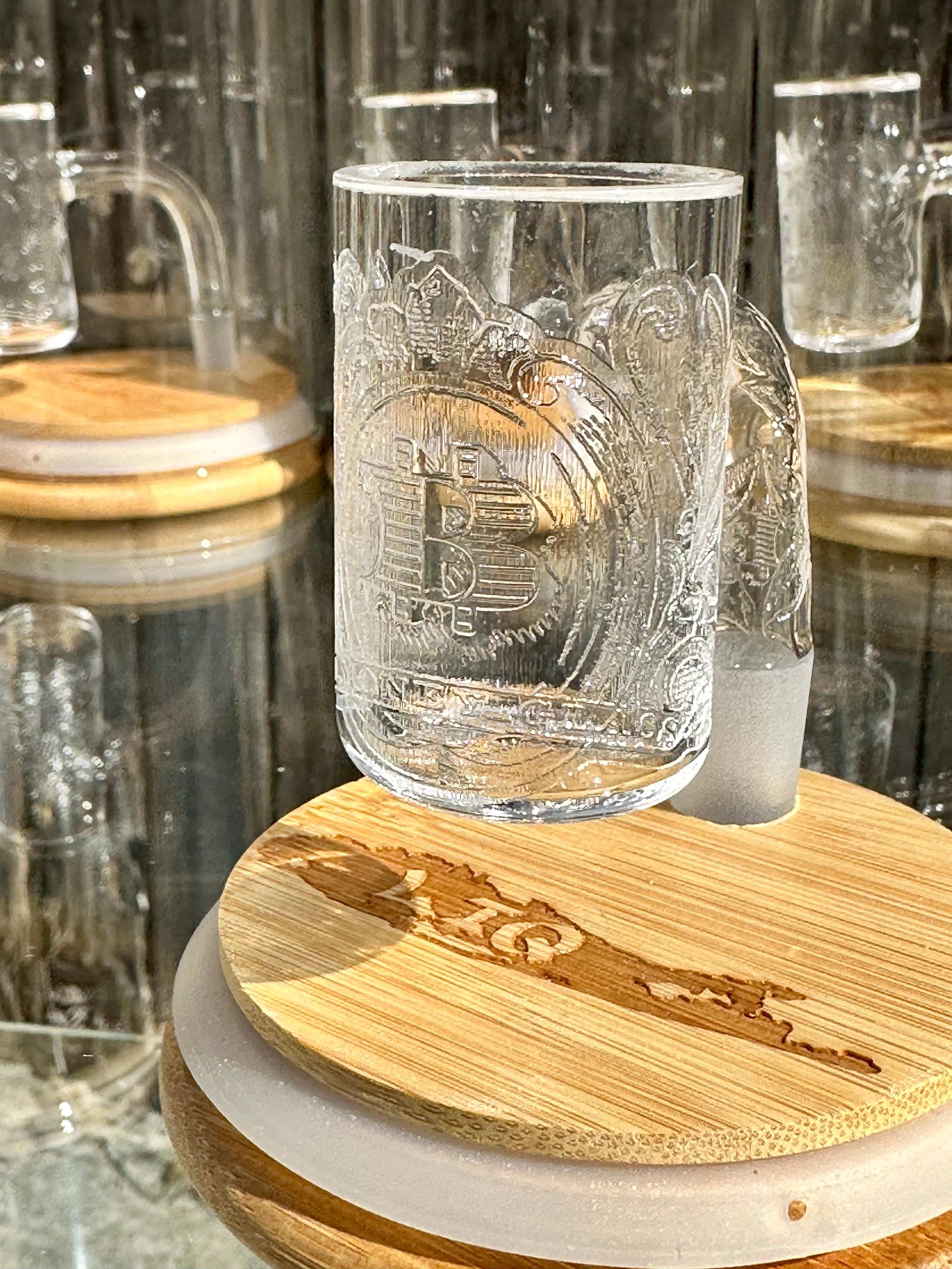 Long Island Quartz Official B-Money Etched Banger – Artist Series – 14mm 90* 30mm