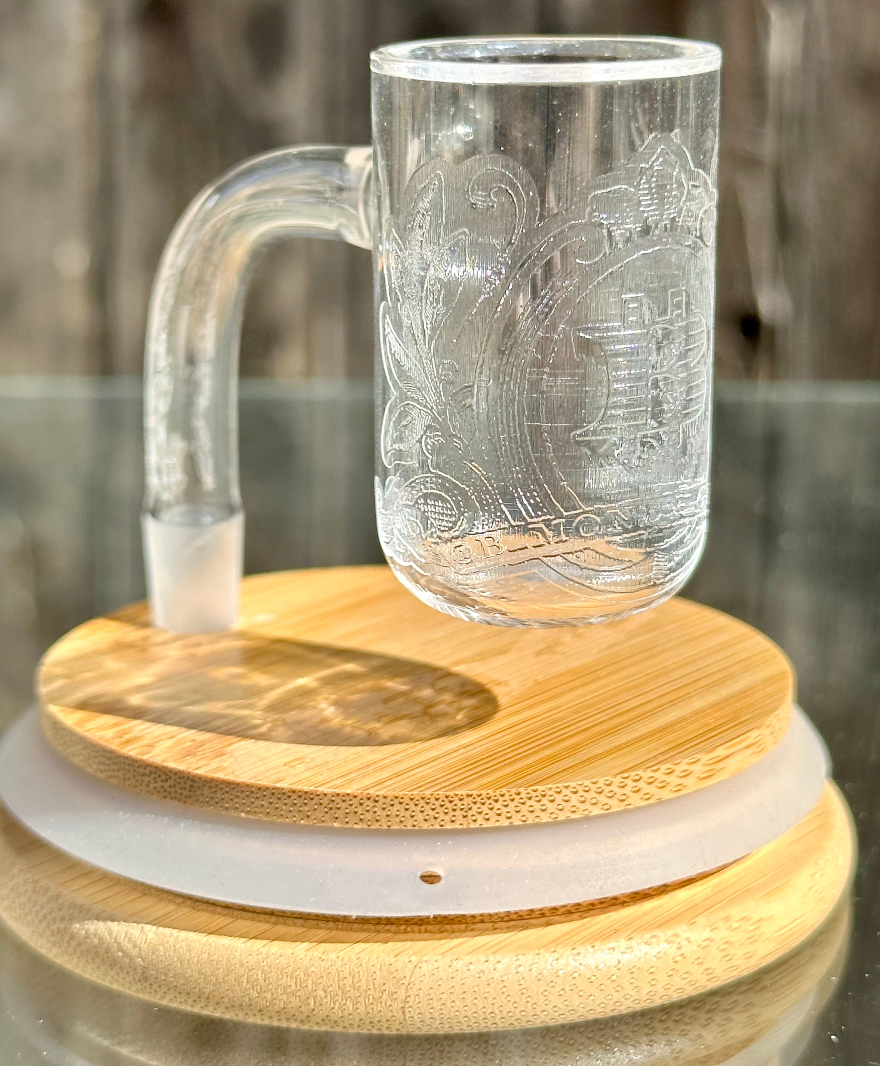 Long Island Quartz Official B-Money Etched Banger – Artist Series – 10mm 90* 30mm