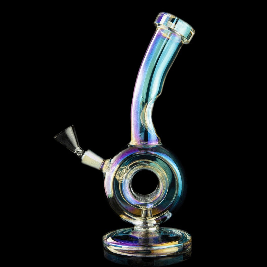 MJ Arsenal Iridescent Saturn Mini Water Pipe - LE