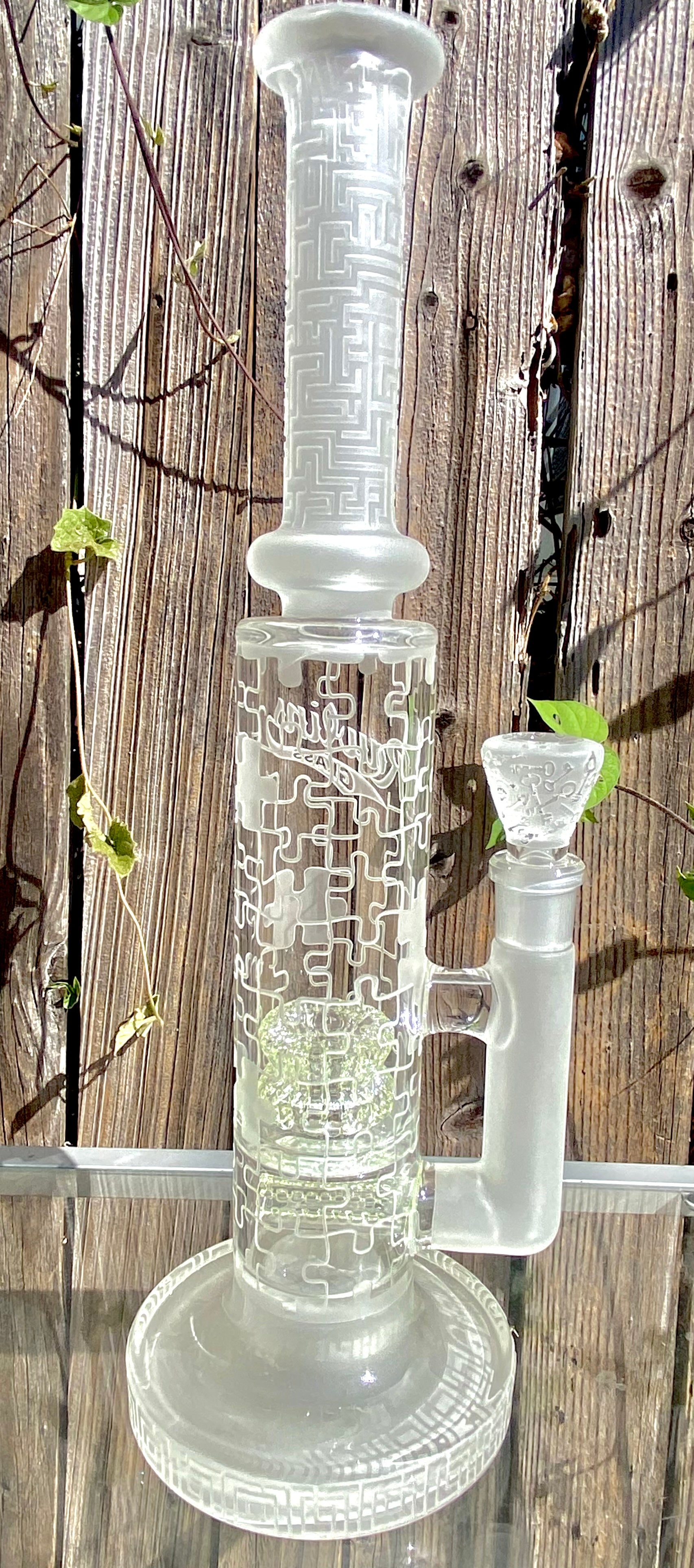 RAWLINS CUSTOM Sandblasted (By Lord Kramdar) 60mm Horizon Crown Tube w/ Extra Thick 18mm Blasted Slide