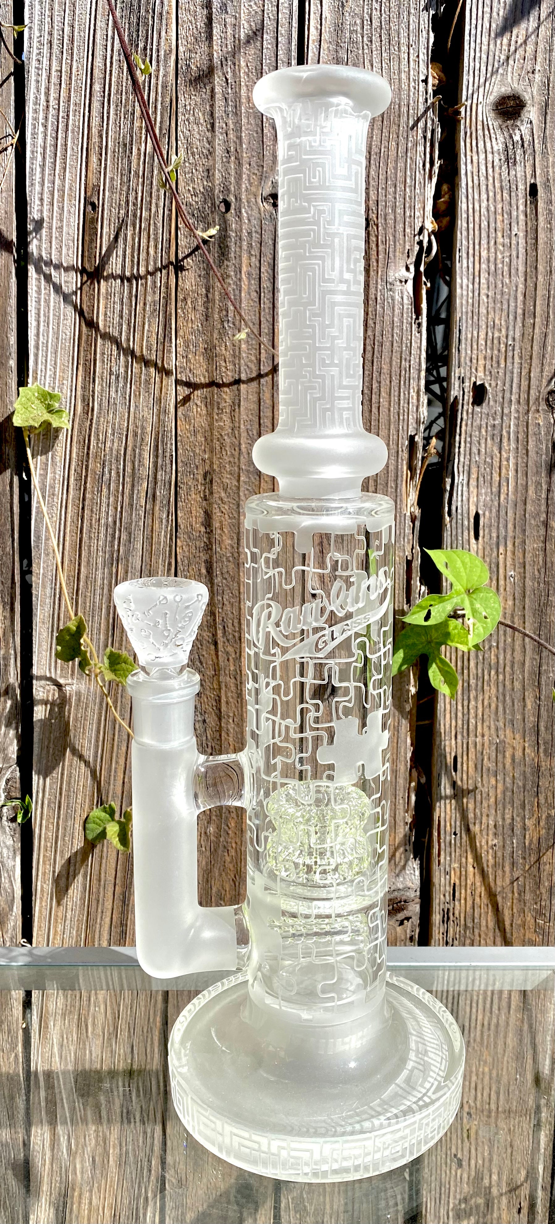 RAWLINS CUSTOM Sandblasted (By Lord Kramdar) 60mm Horizon Crown Tube w/ Extra Thick 18mm Blasted Slide