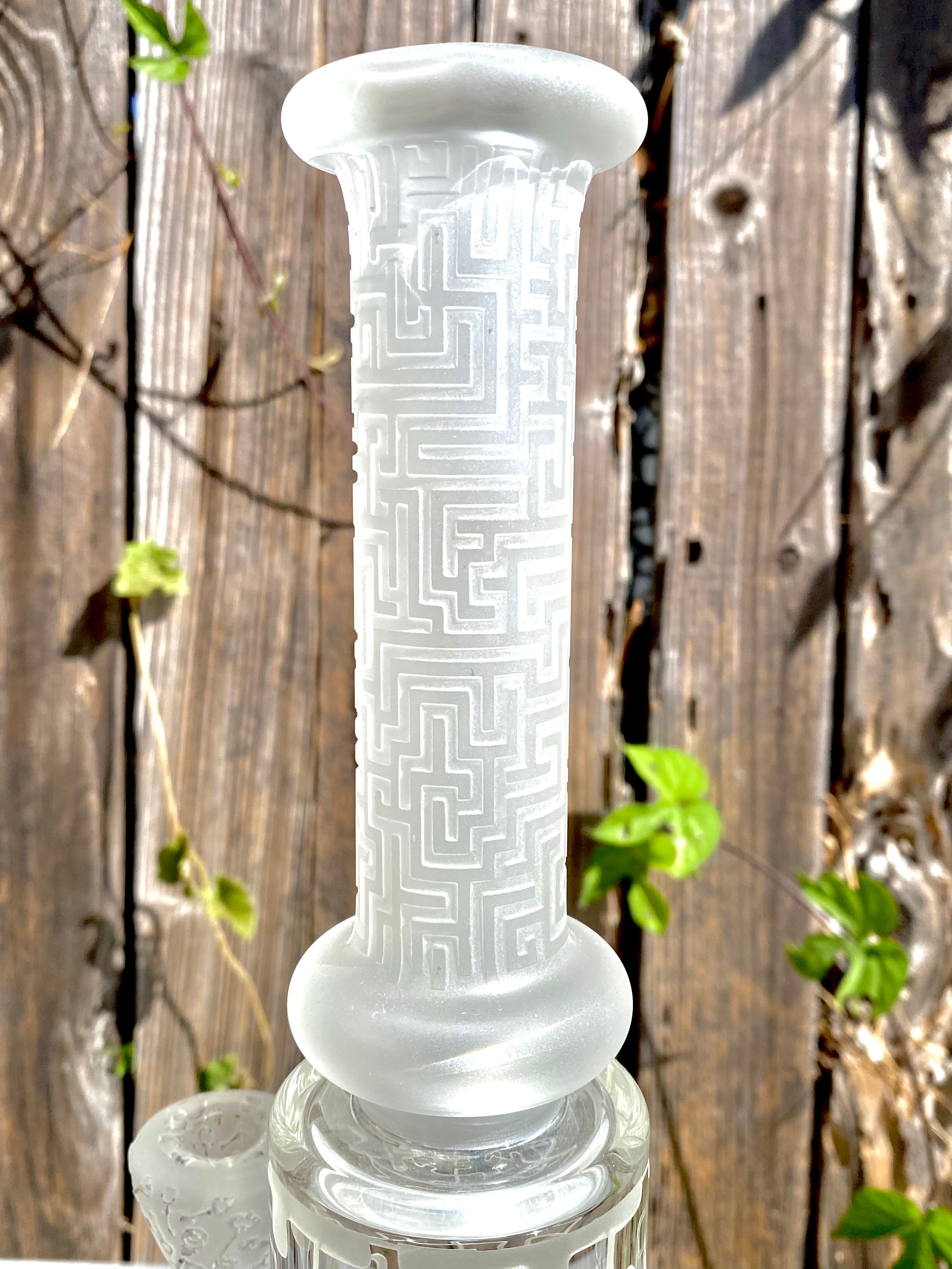 RAWLINS CUSTOM Sandblasted (By Lord Kramdar) 60mm Horizon Crown Tube w/ Extra Thick 18mm Blasted Slide