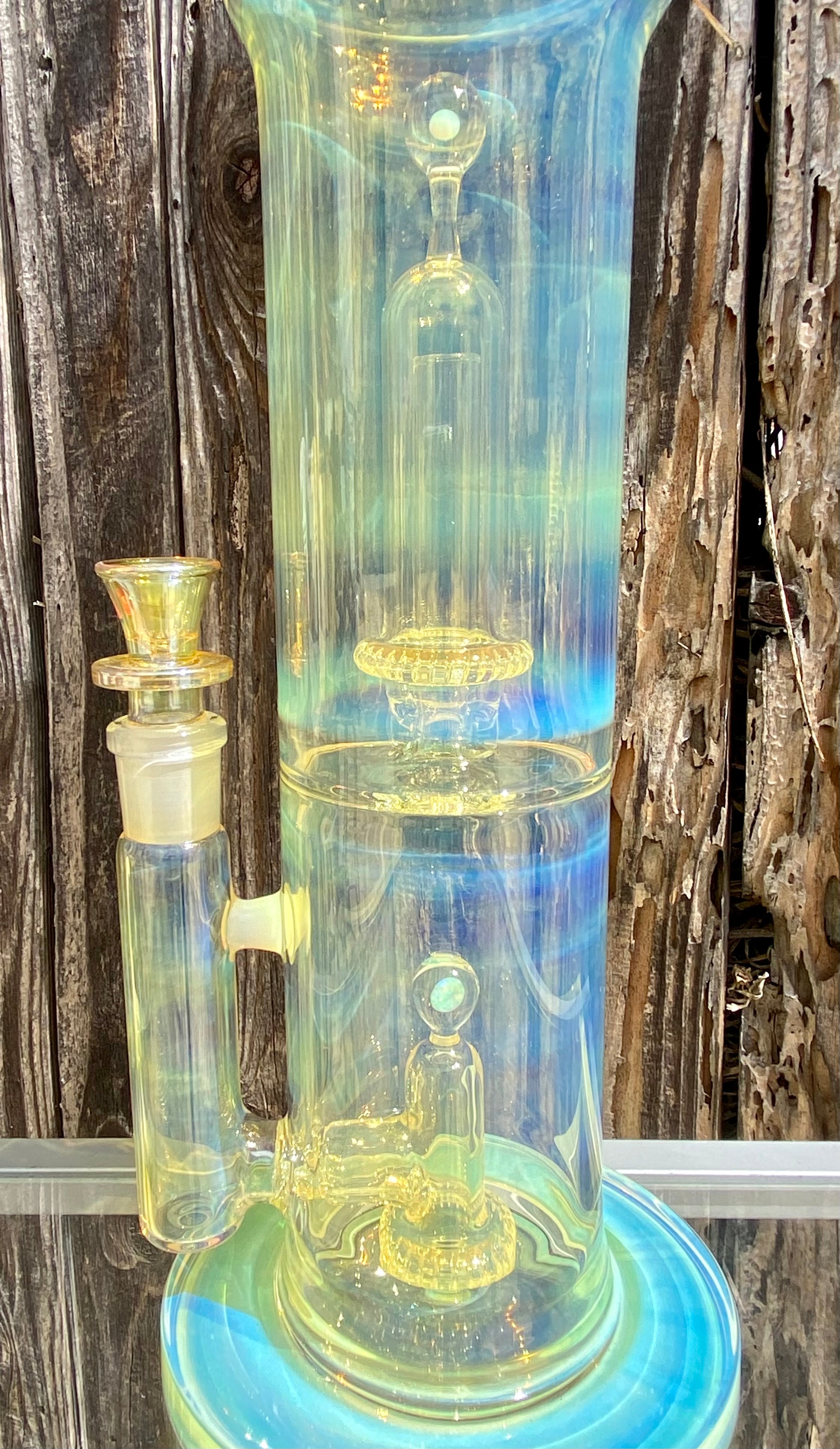 Sky Glass Silver Fumed Neutrino Straight Tube