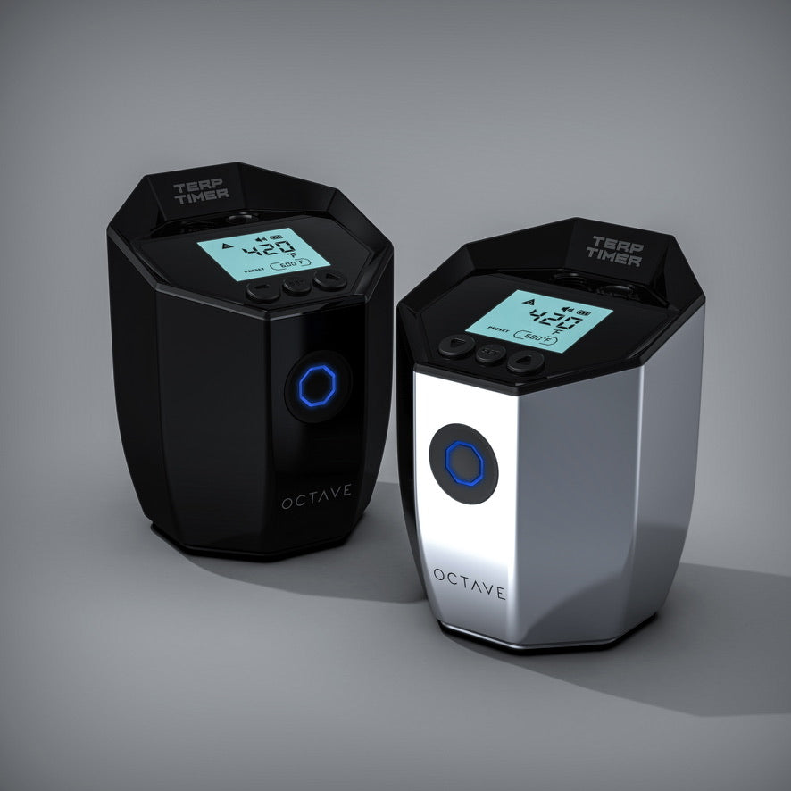 Terp Timer By OCTAVE (Glossy Black) - TheSmokeyMcPotz Collection