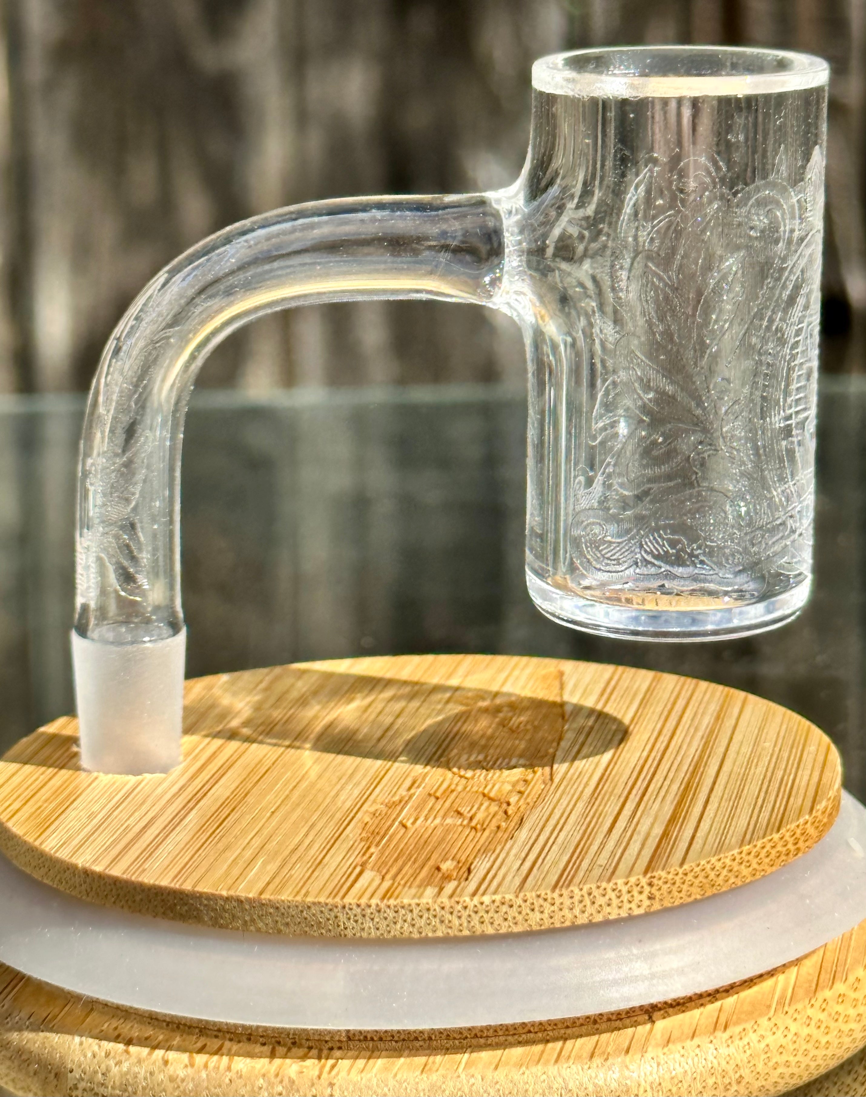 Long Island Quartz Official B-Money Etched Banger – Artist Series – 10mm 90* 25mm