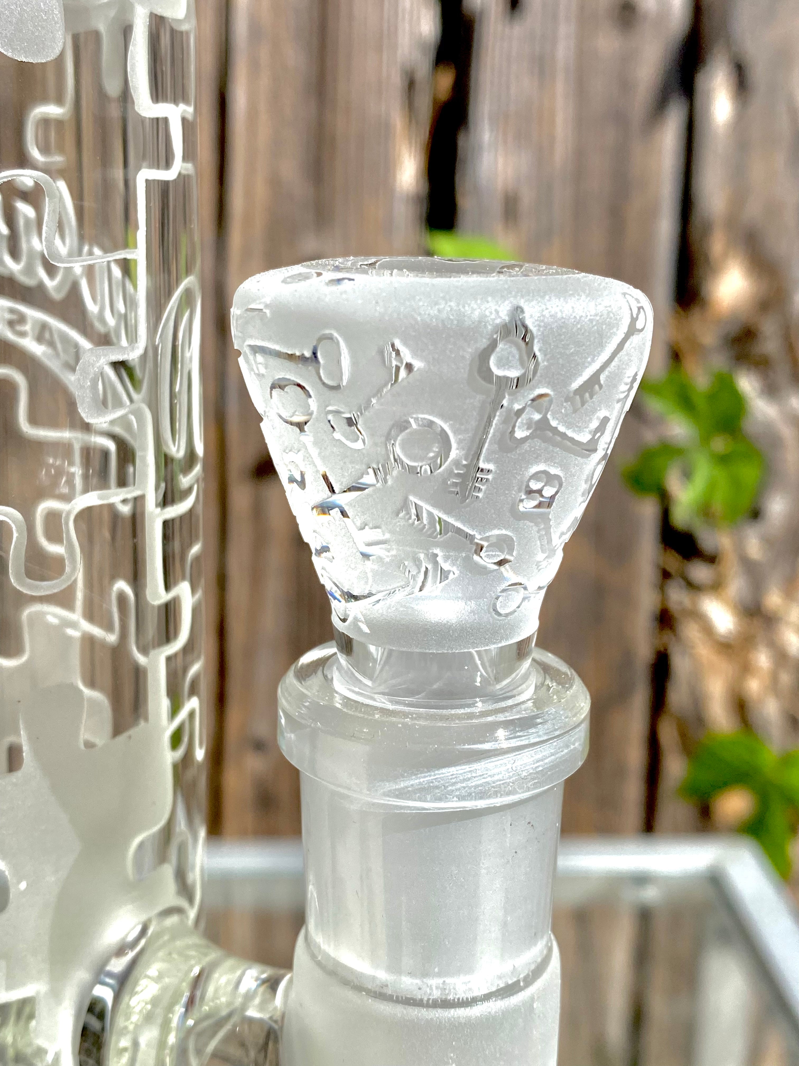 RAWLINS CUSTOM Sandblasted (By Lord Kramdar) 60mm Horizon Crown Tube w/ Extra Thick 18mm Blasted Slide