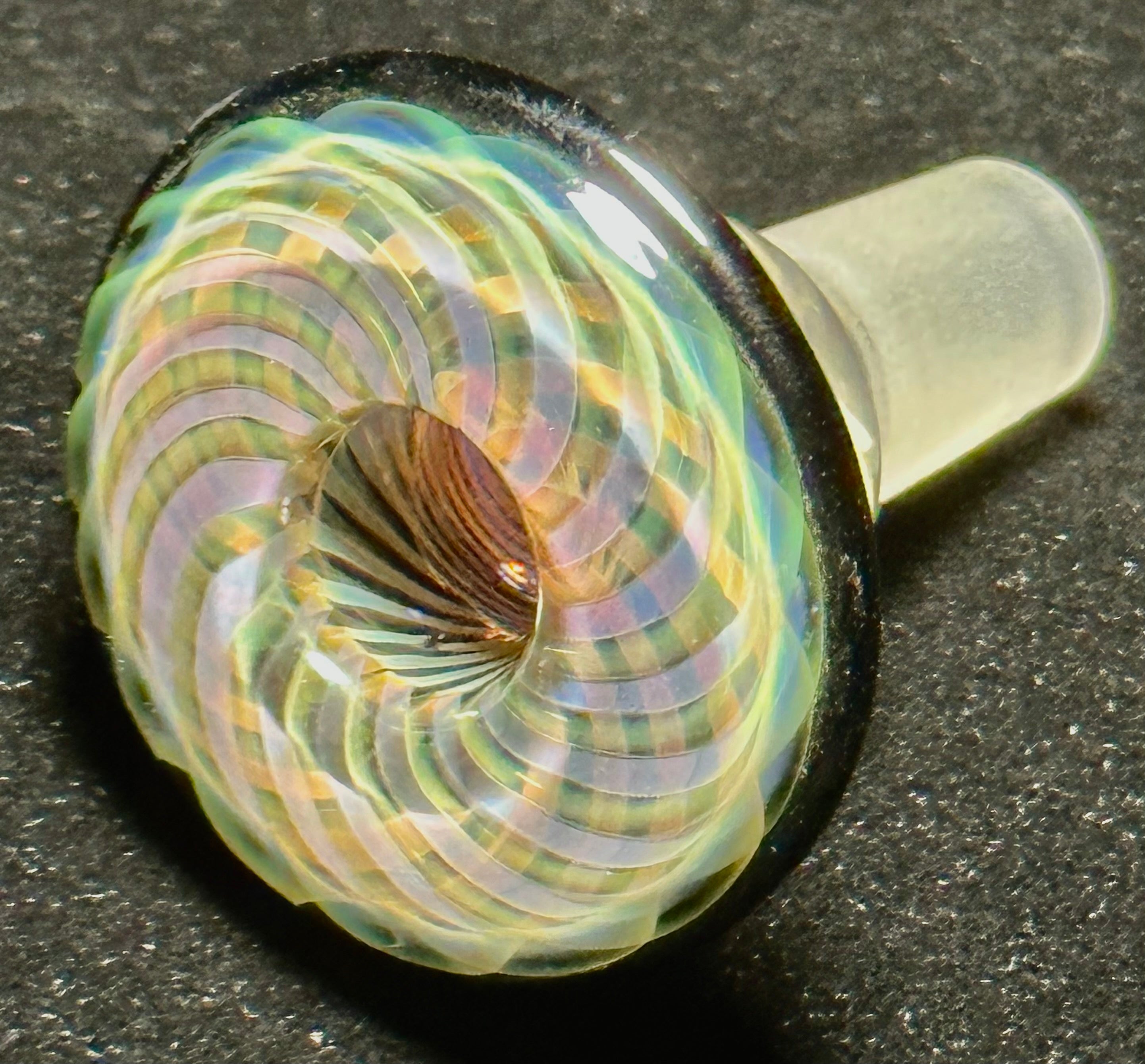 Jhanny Rise Fumed Disc Bowl 14mm