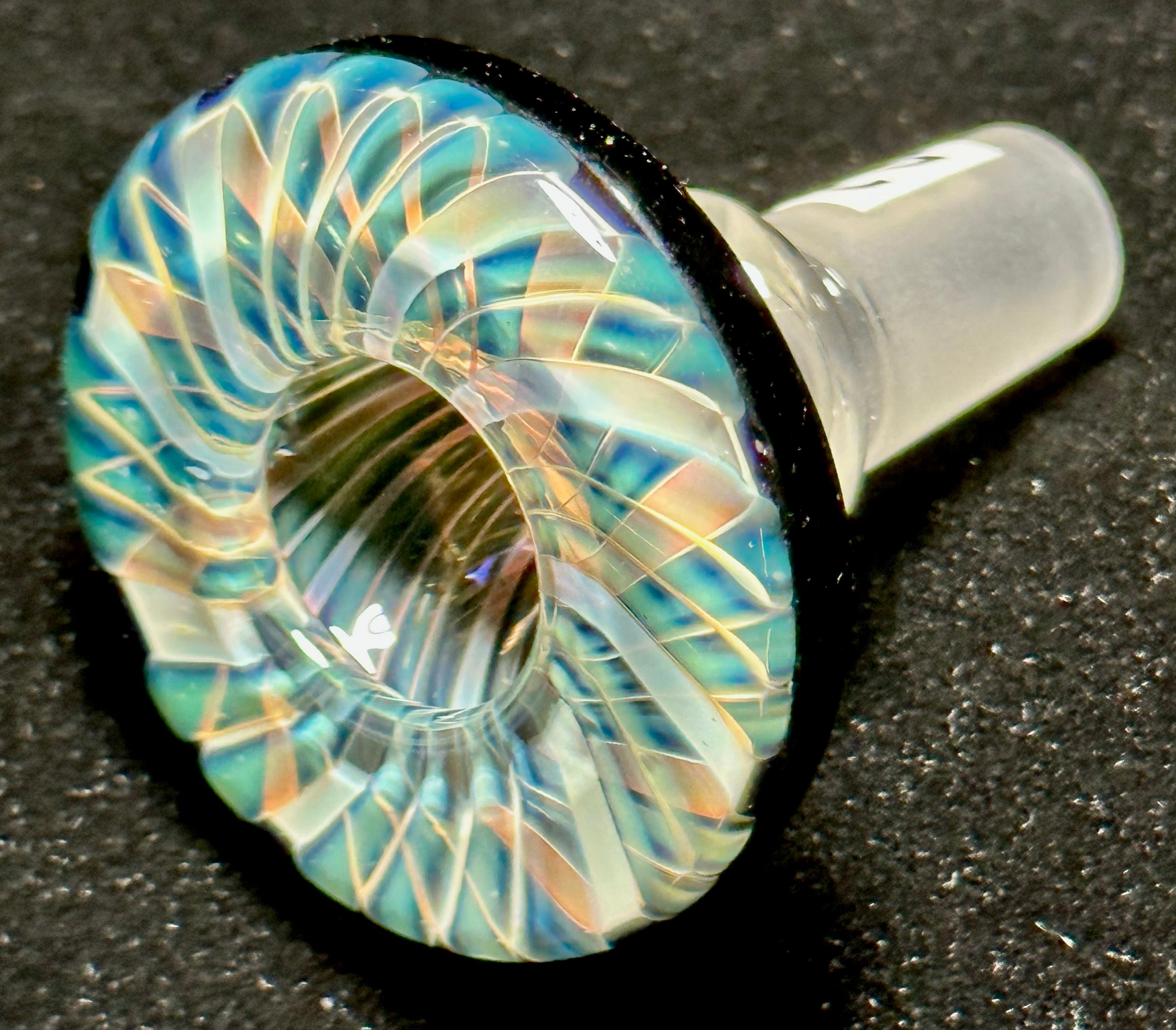 Jhanny Rise Fumed Disc Bowl 14mm