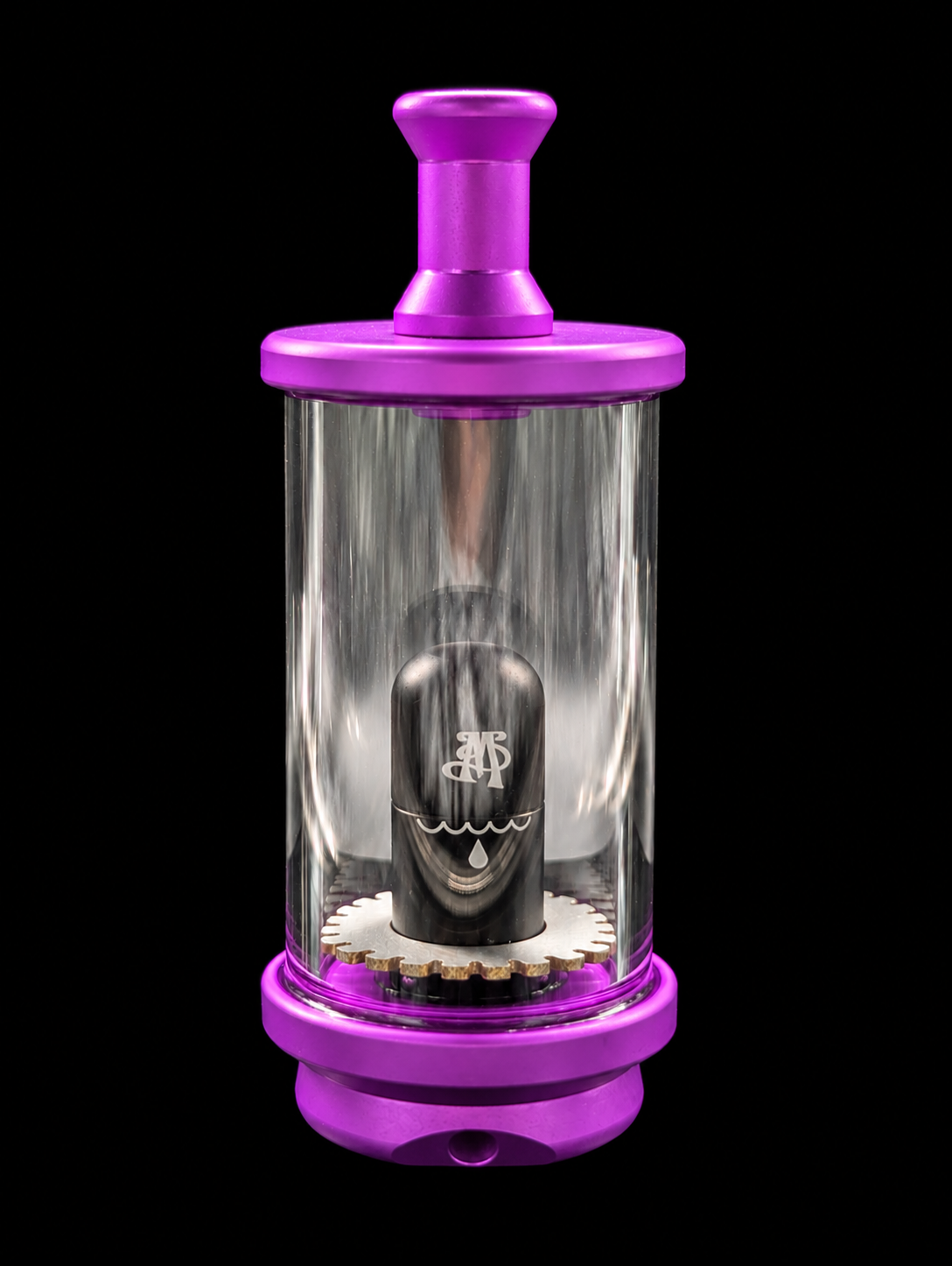 Madhatter Glassworks Purple Chuggler – Puffco Peak Bubbler Top