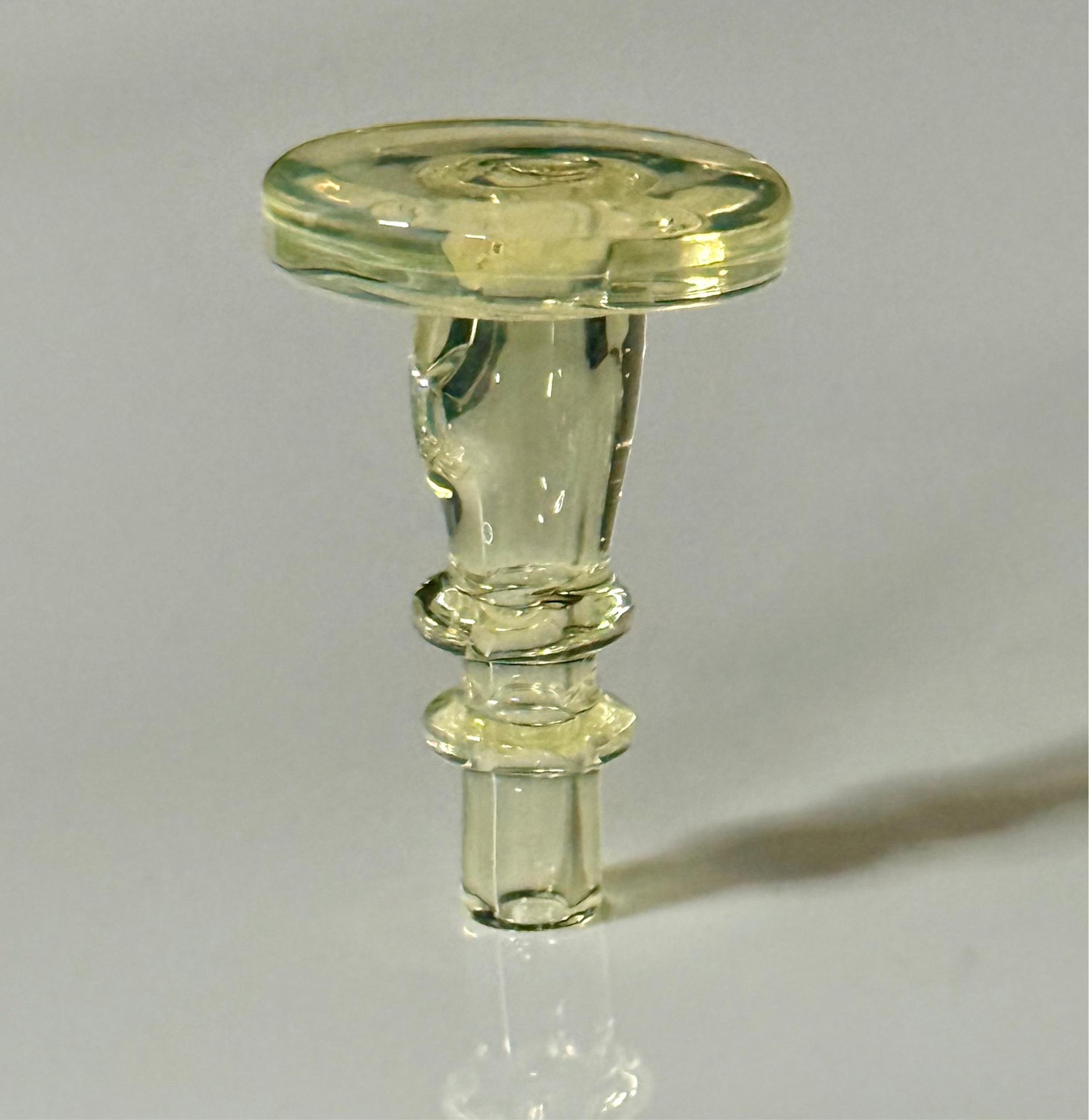 AJ Surf City Tubes CFL Silver Serum Puffco Peak 3DXL Joystick Cap