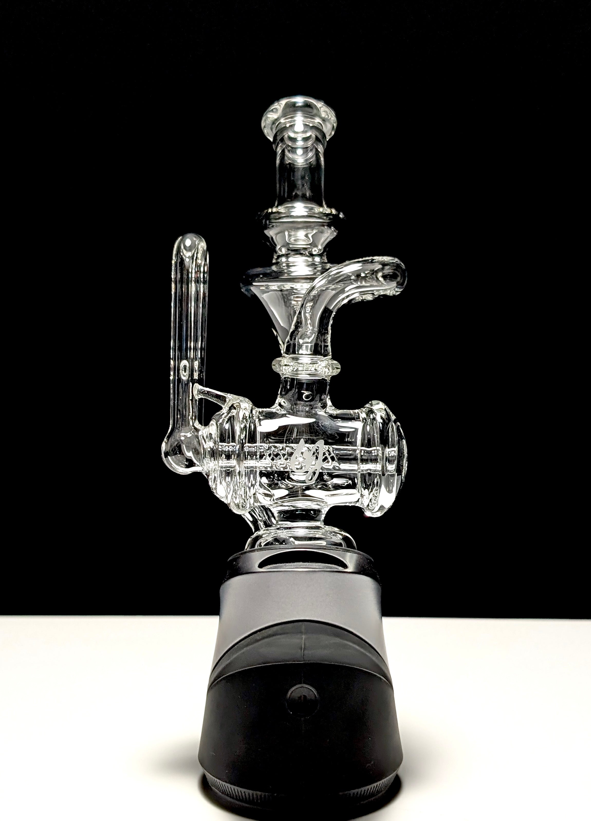 OJ Flame Puffco Peak Clear Inline Recycler Top