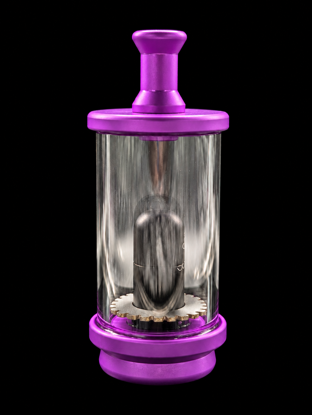 Madhatter Glassworks Purple Chuggler – Puffco Peak Bubbler Top