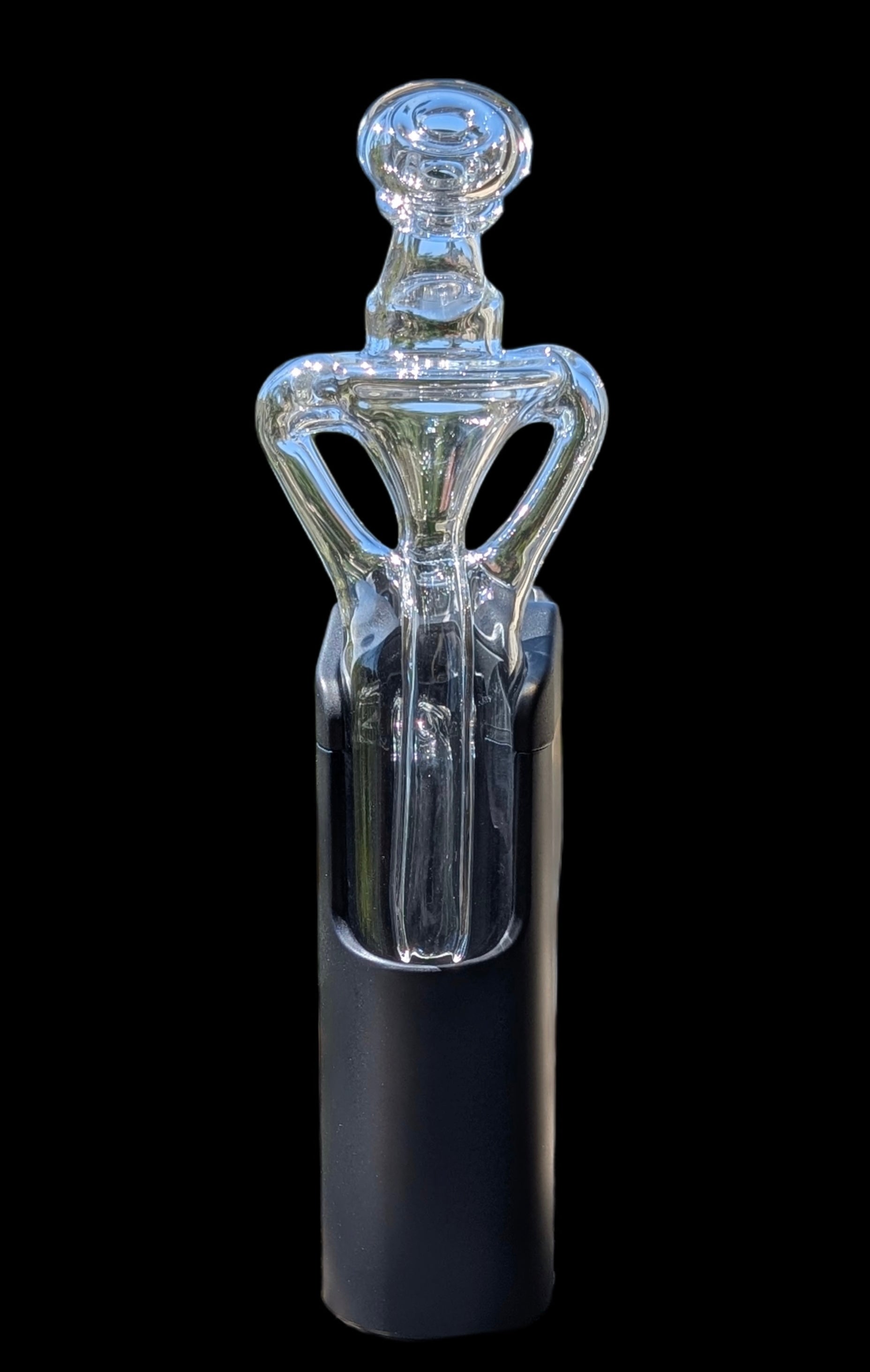 Sandalz Glass Mini Vortex Chamber Dr Dabber Switch Go Recycler