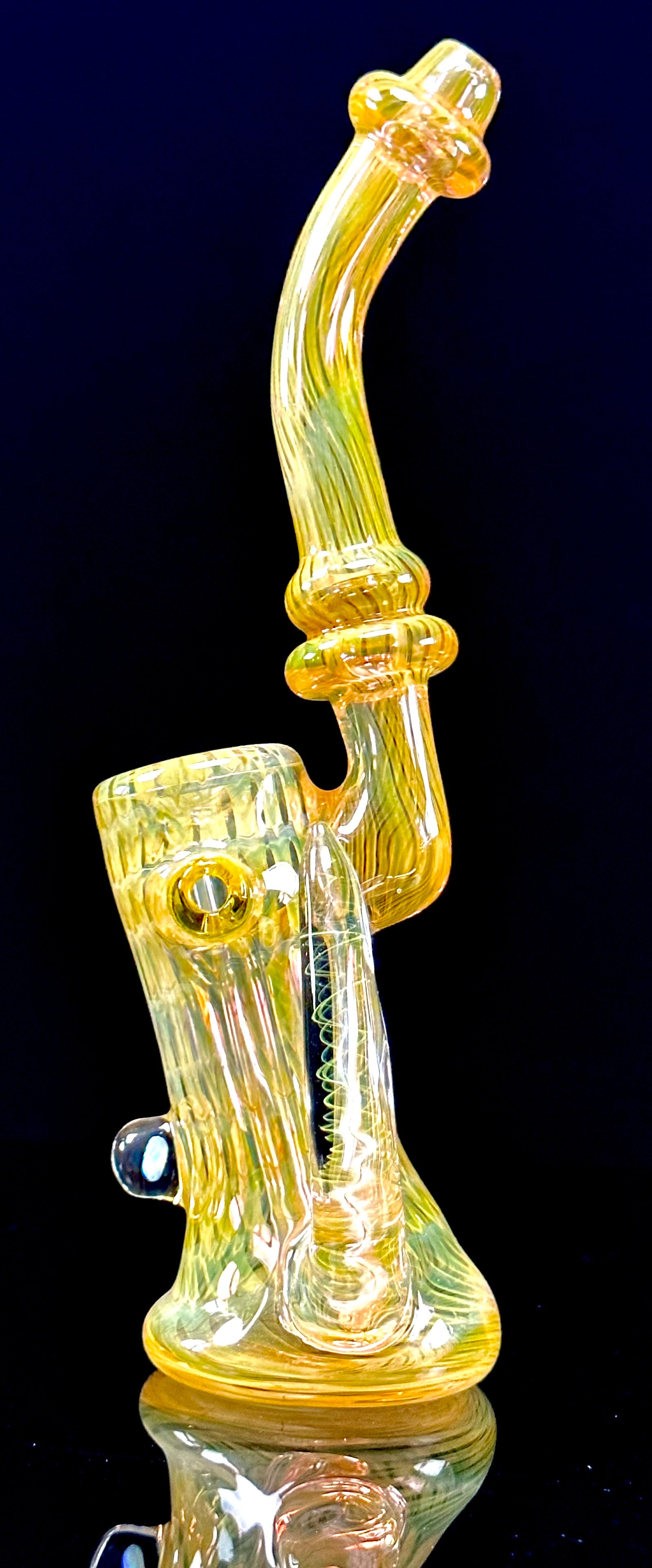 DZ Glass Fumed Wrap N Rake Bubbler