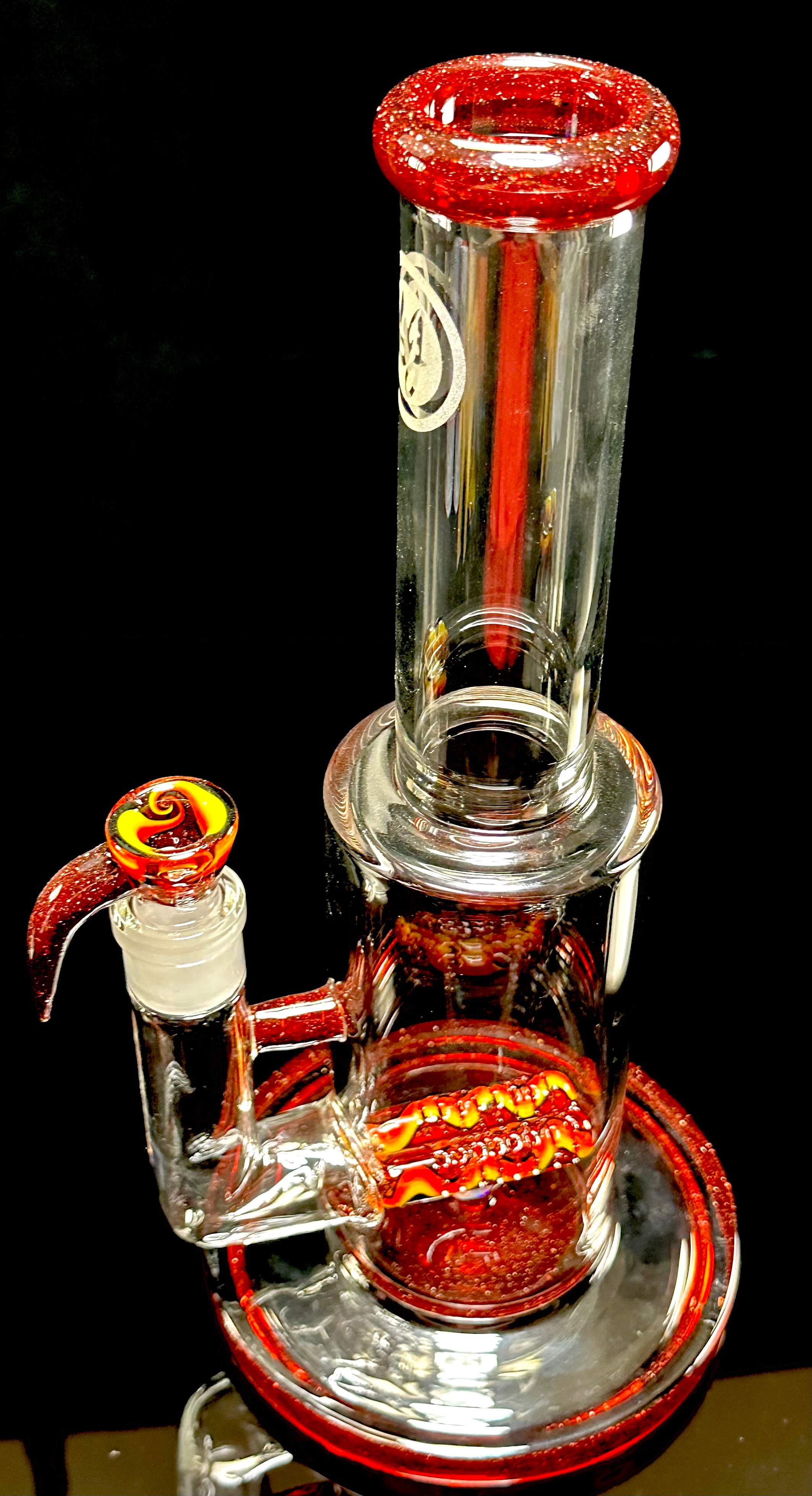 OJ Flame Red Blizzard Fire Wigwag w/ Red Blizzard Accents Double Grid 75mm can