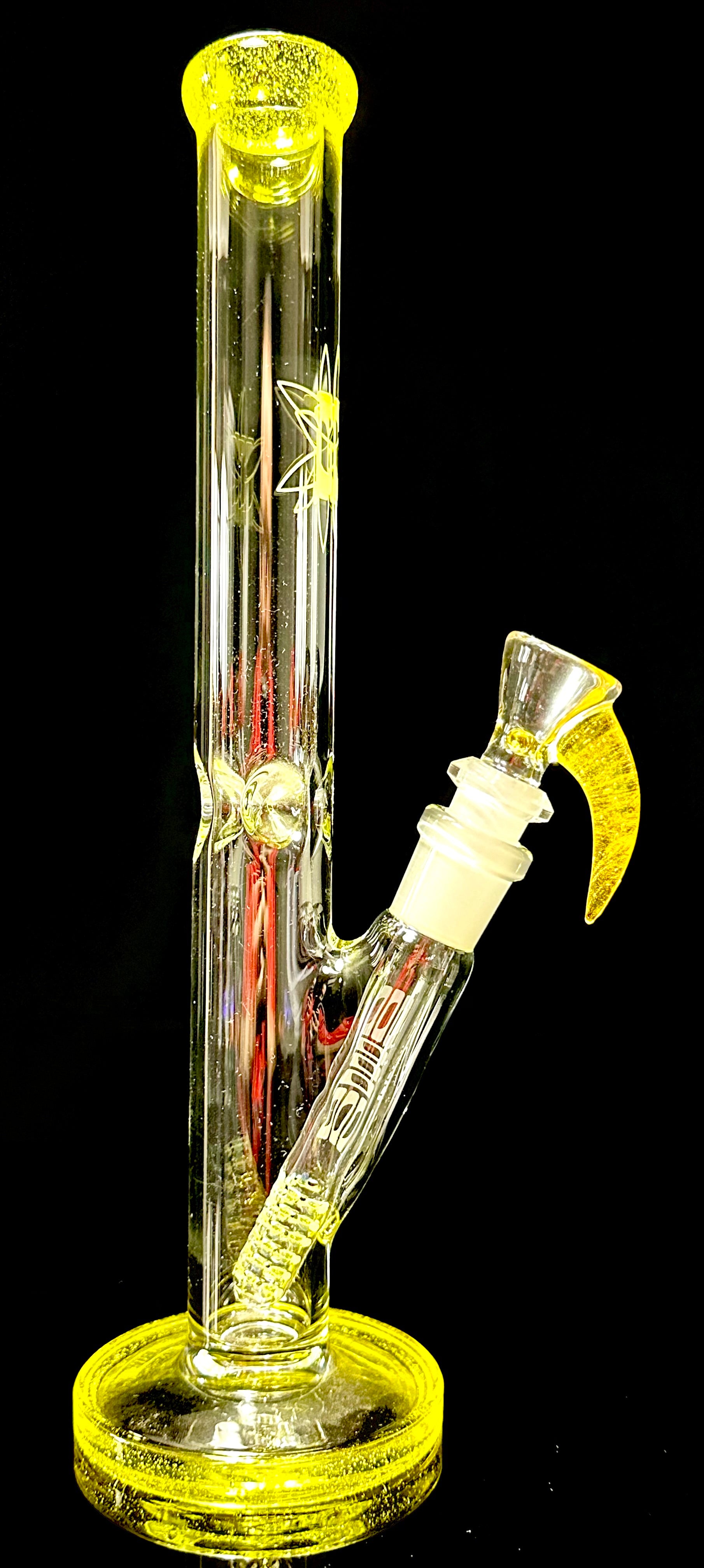 ILL Glass 12" 32x4 Thomas's Yellow Tube