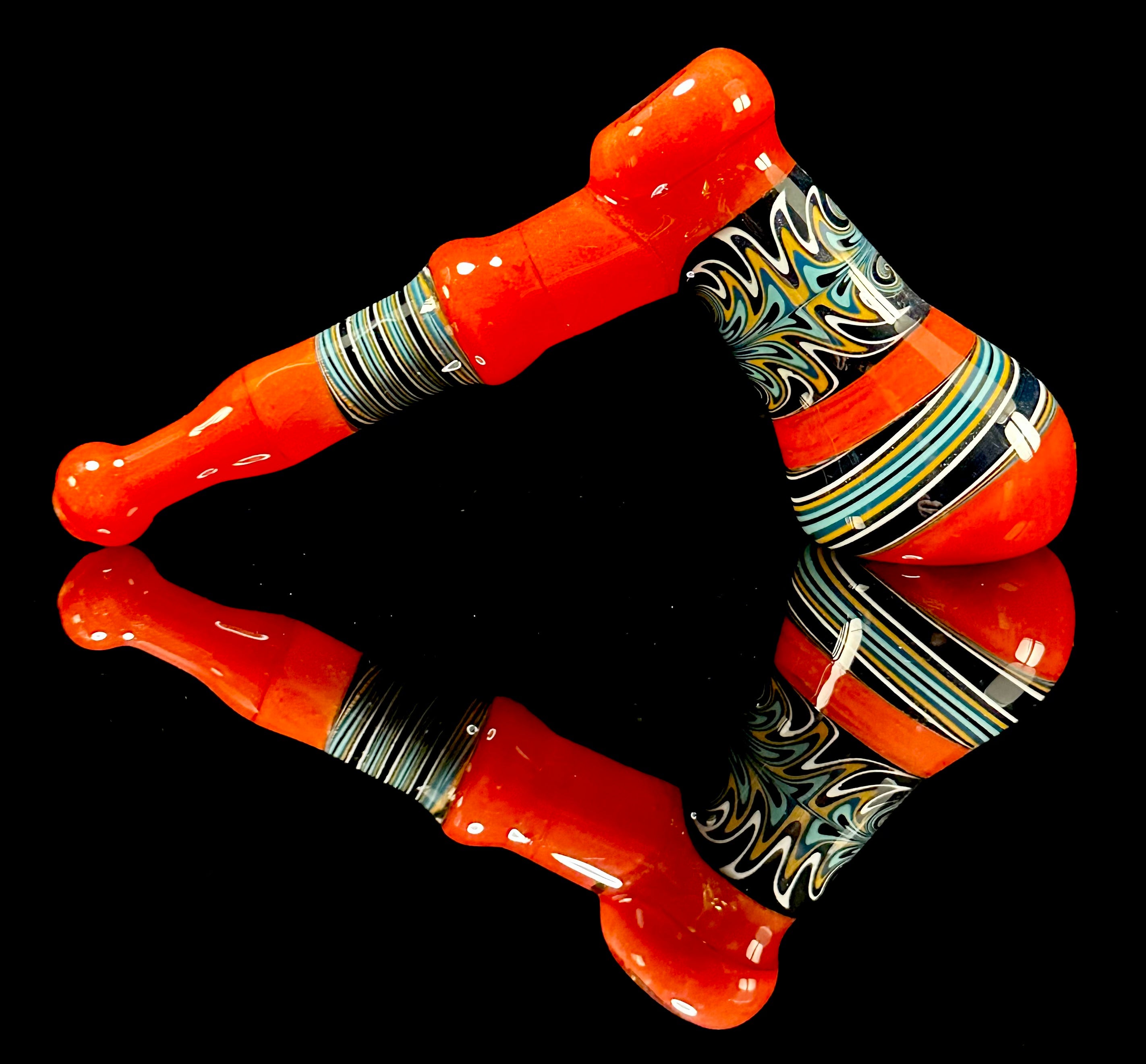 Jeff Green Red Wig Wag Hammer Bubbler