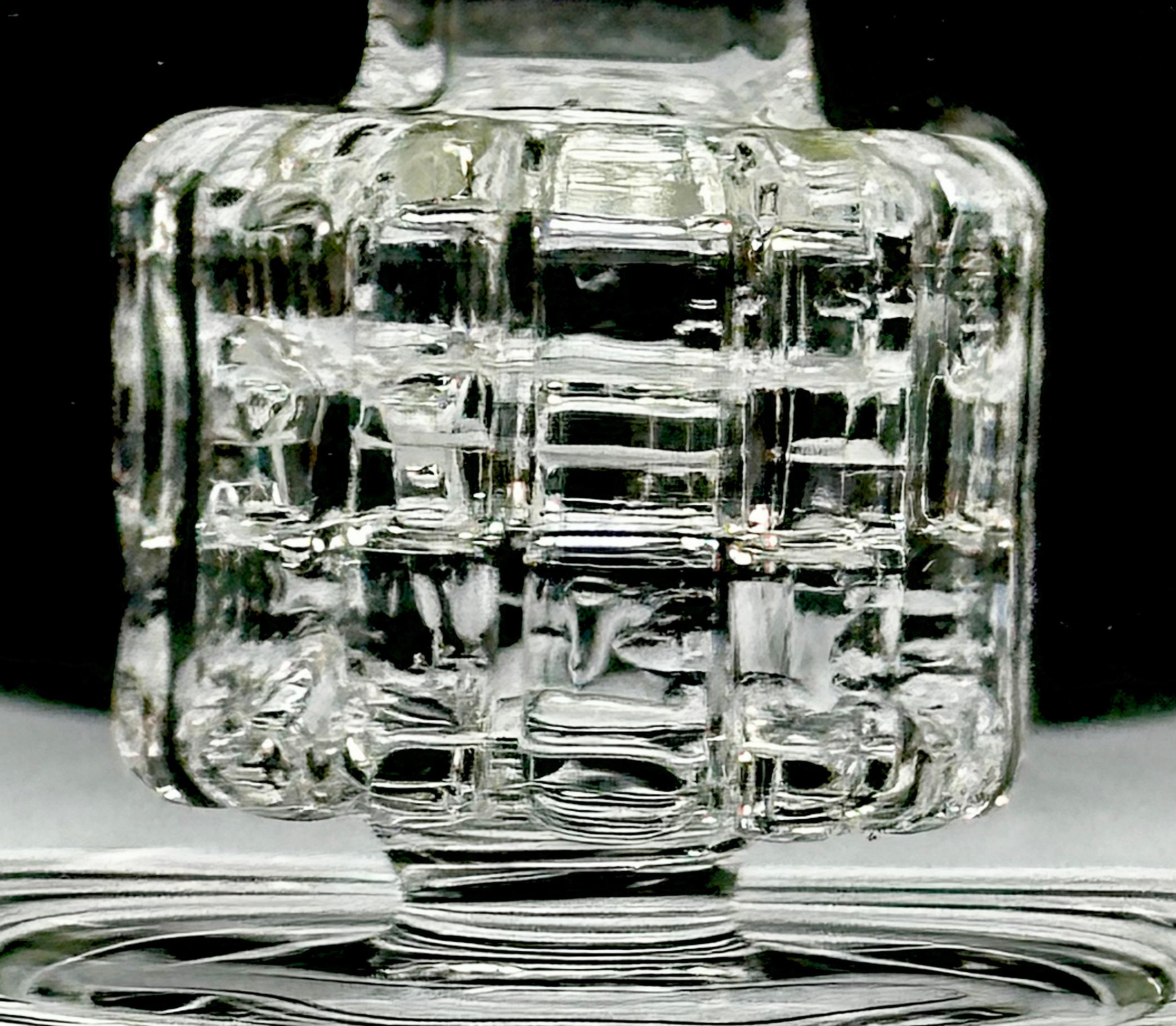 Purr Glass 14mm Matrix Bubbler