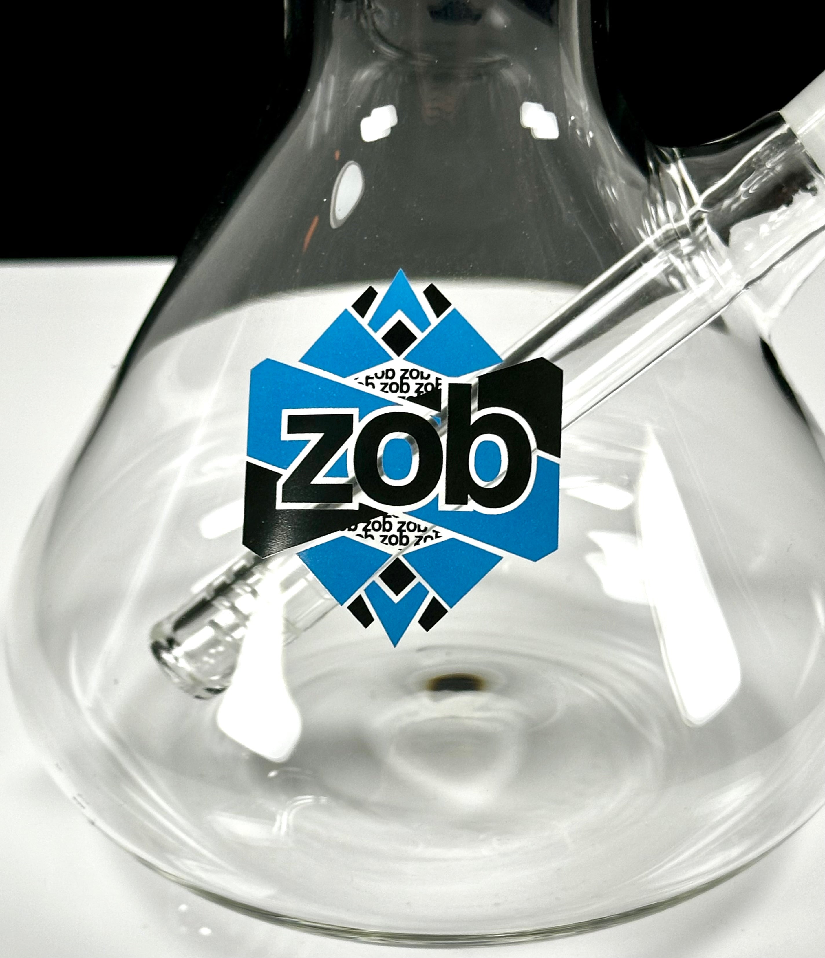 Zob 16 inch Mini Beaker with 8 Arm Tree Percolator Blue & Black Label