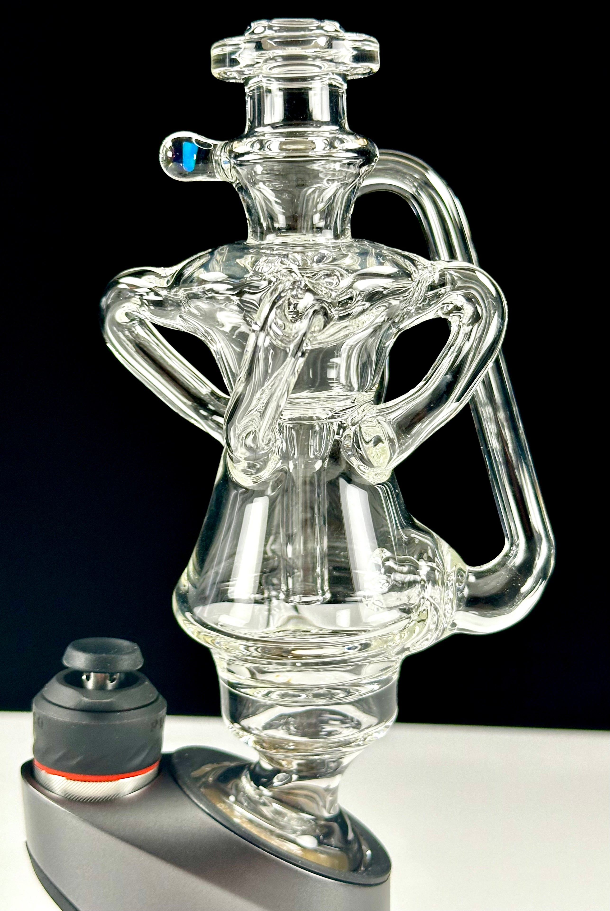 Kosher Glass Clear XL QuadCycler Puffco Peak Top