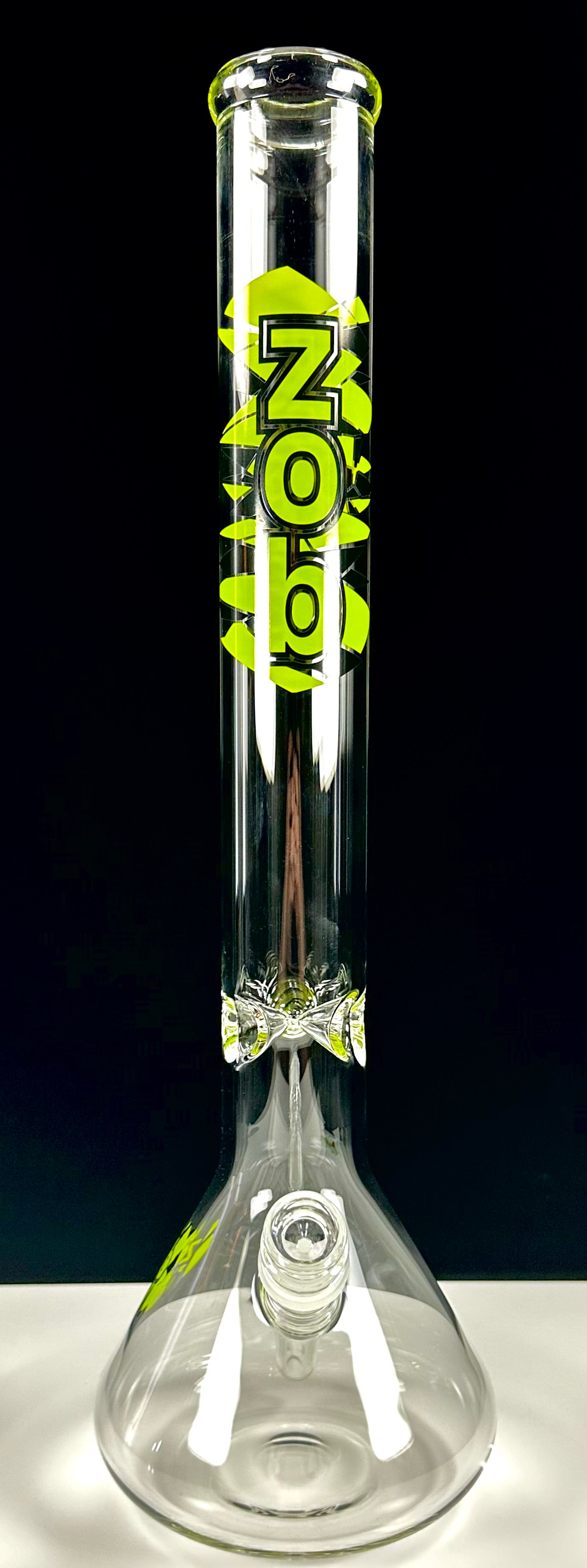 Zob 18 inch OG Beaker Neon Green & Black Label