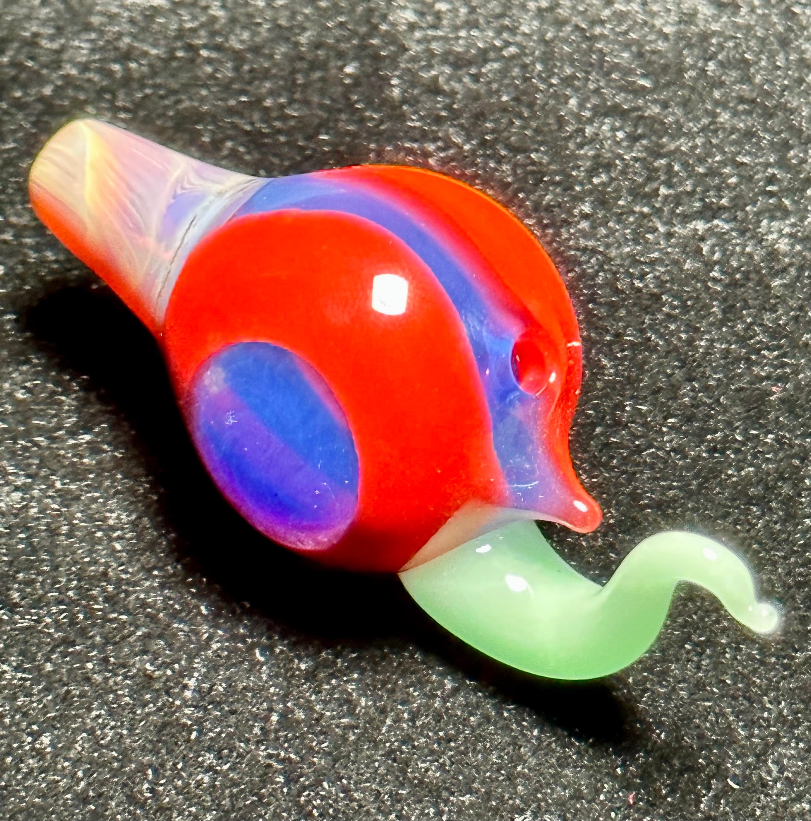 Getz Glass Seedling Bubble Cap Red with Stand