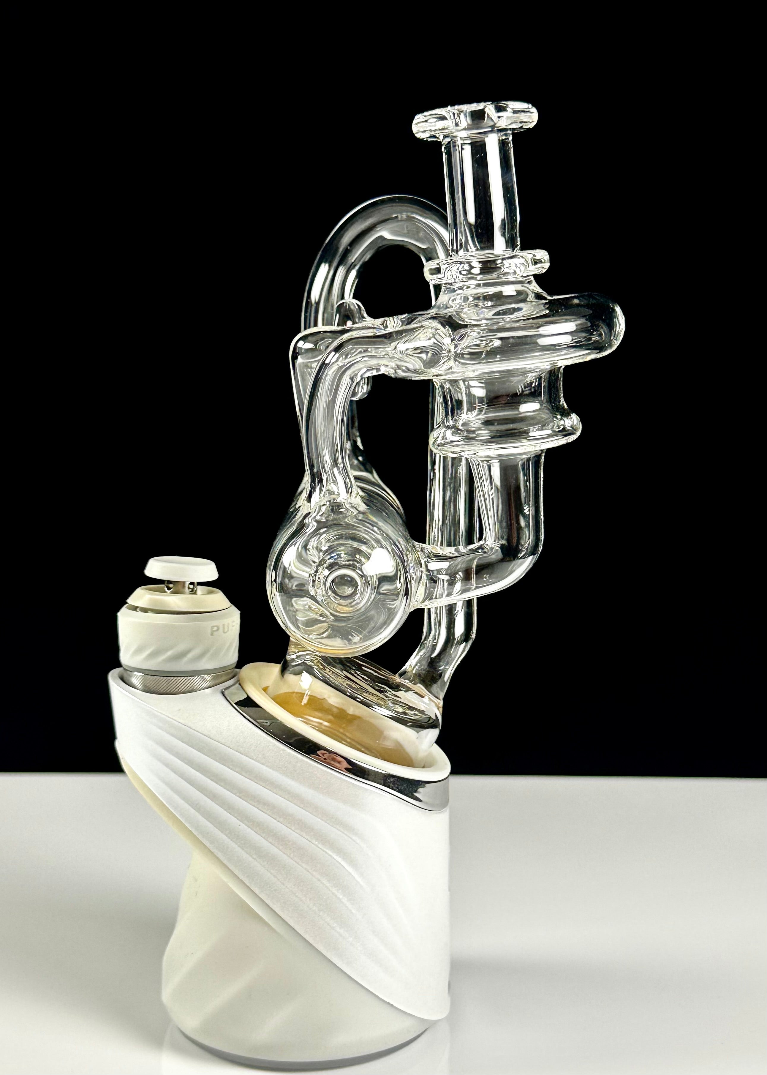 Call Your Fam Glass Vaccine Pump Recycler Puffco Peak Top