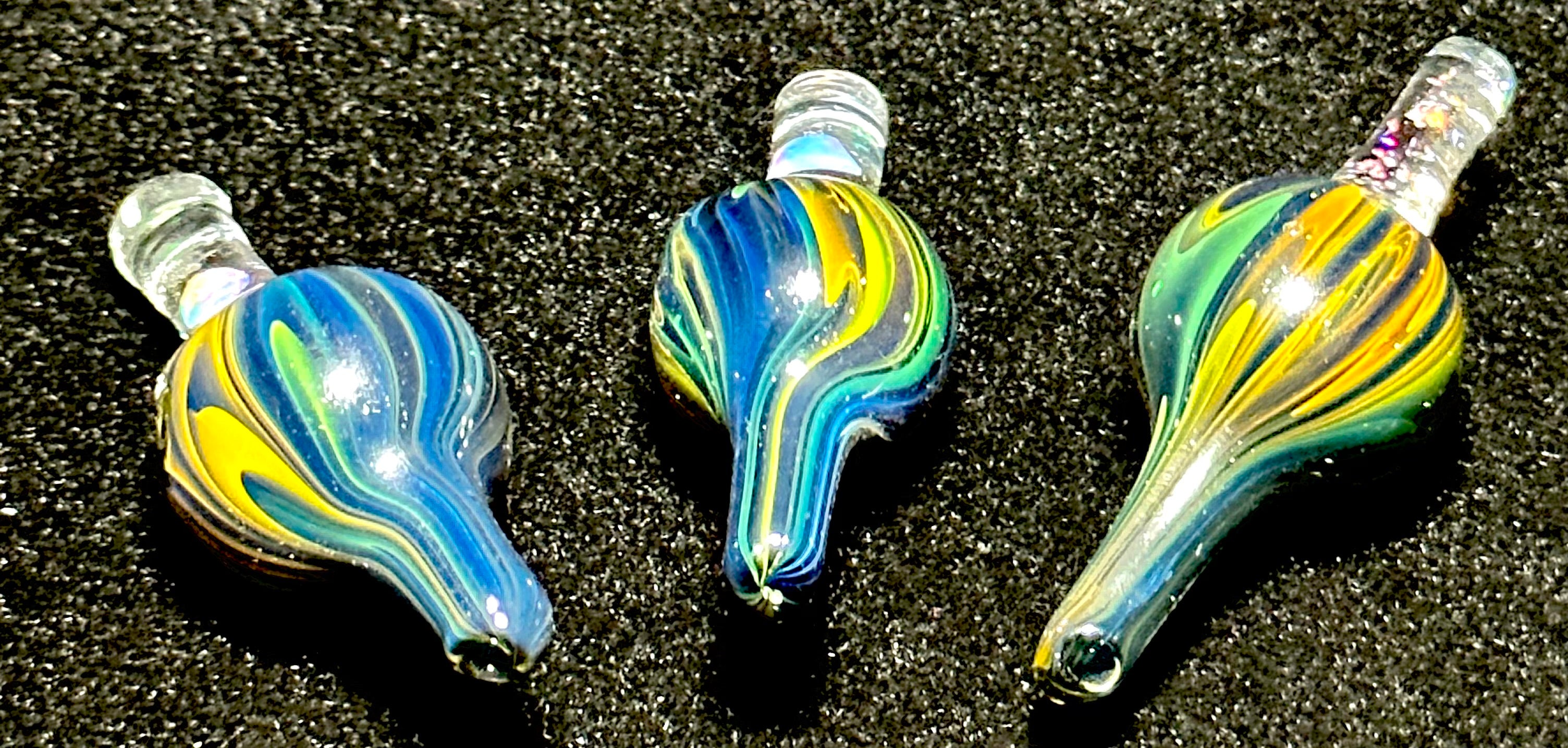 Jakers Glass Fully Fumed Bubble Caps