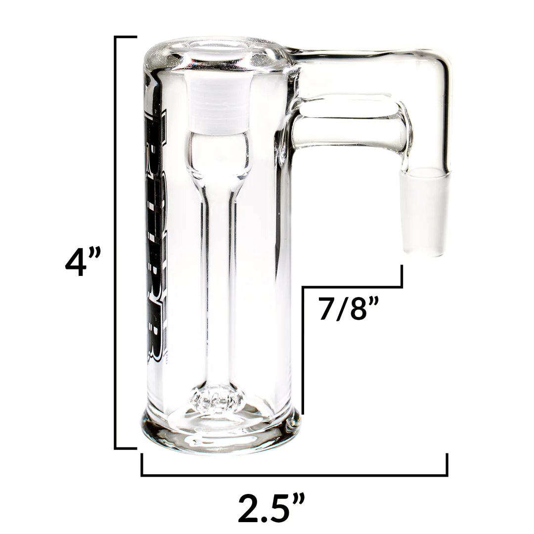 PURR GLASS 14MM 90° ASH CATCHER (BUBBLER COMPATIBLE)