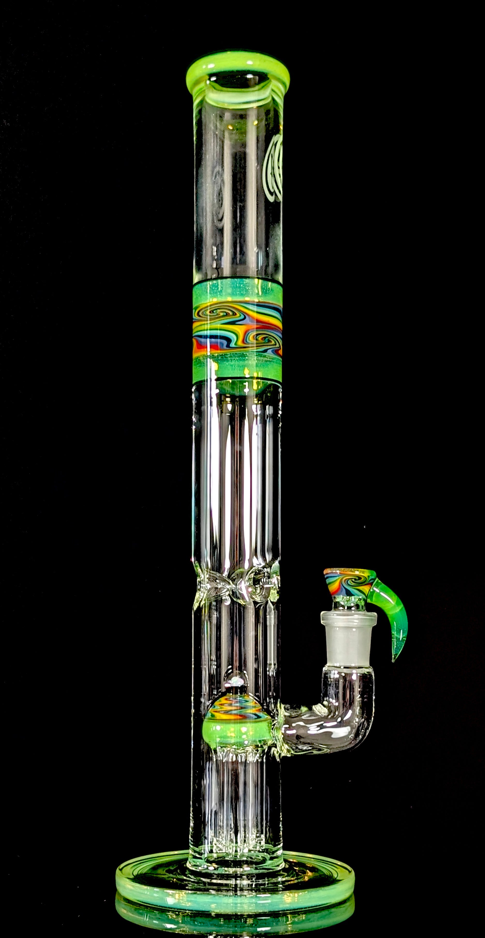 OJ Flame Rainbow Wigwag 4-Arm 44mm Tube