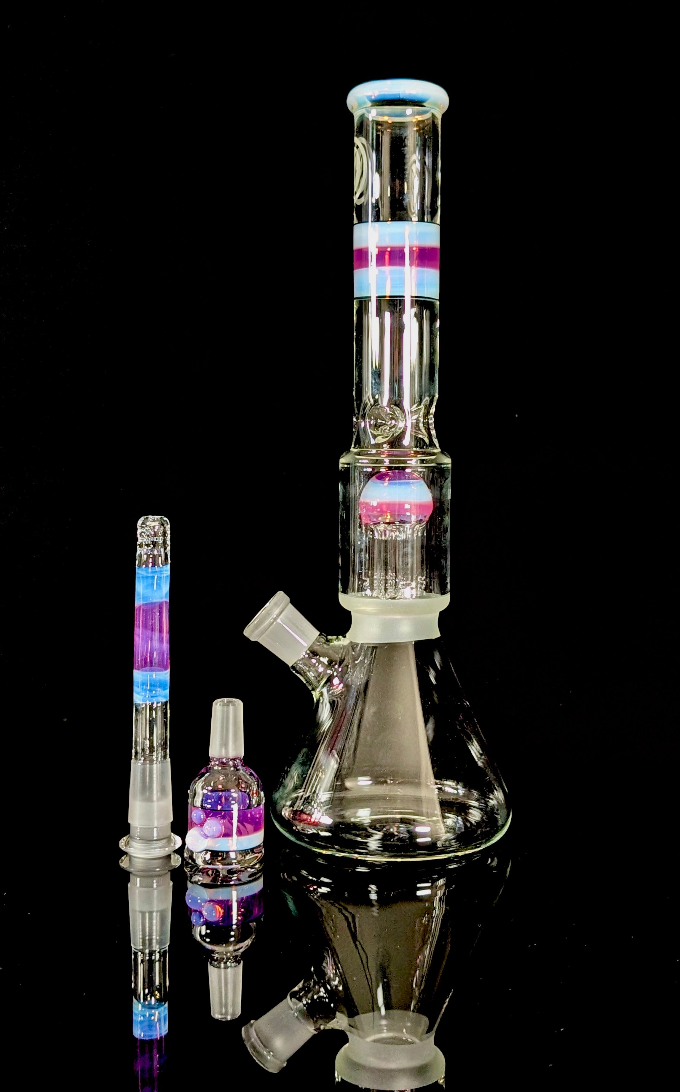 OJ Flame Karmaline/Ghost Beaker to 4 Arm Perc