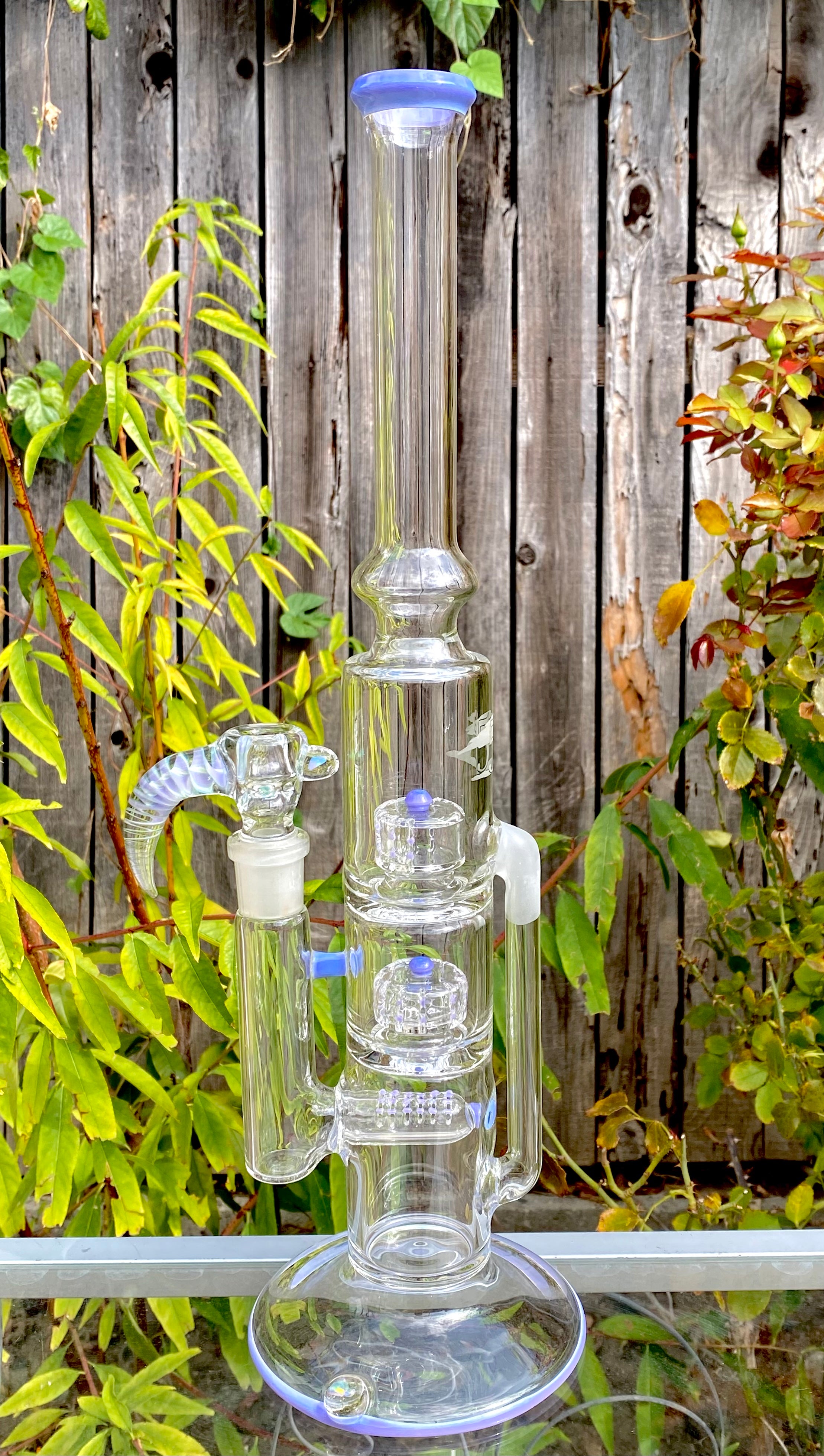 5_3lements Glass Grid to Double Recycler Wysteria
