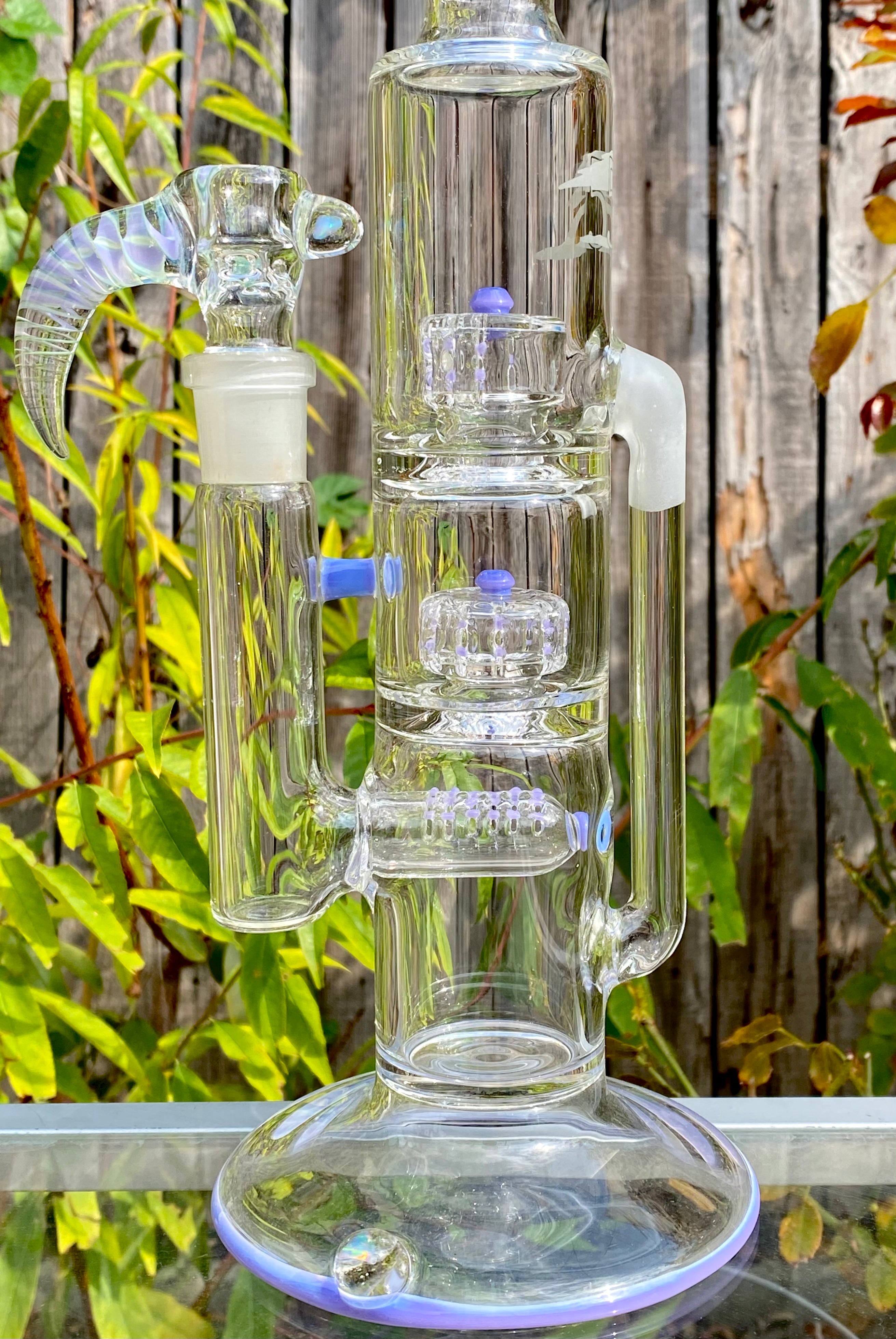 5_3lements Glass Grid to Double Recycler Wysteria
