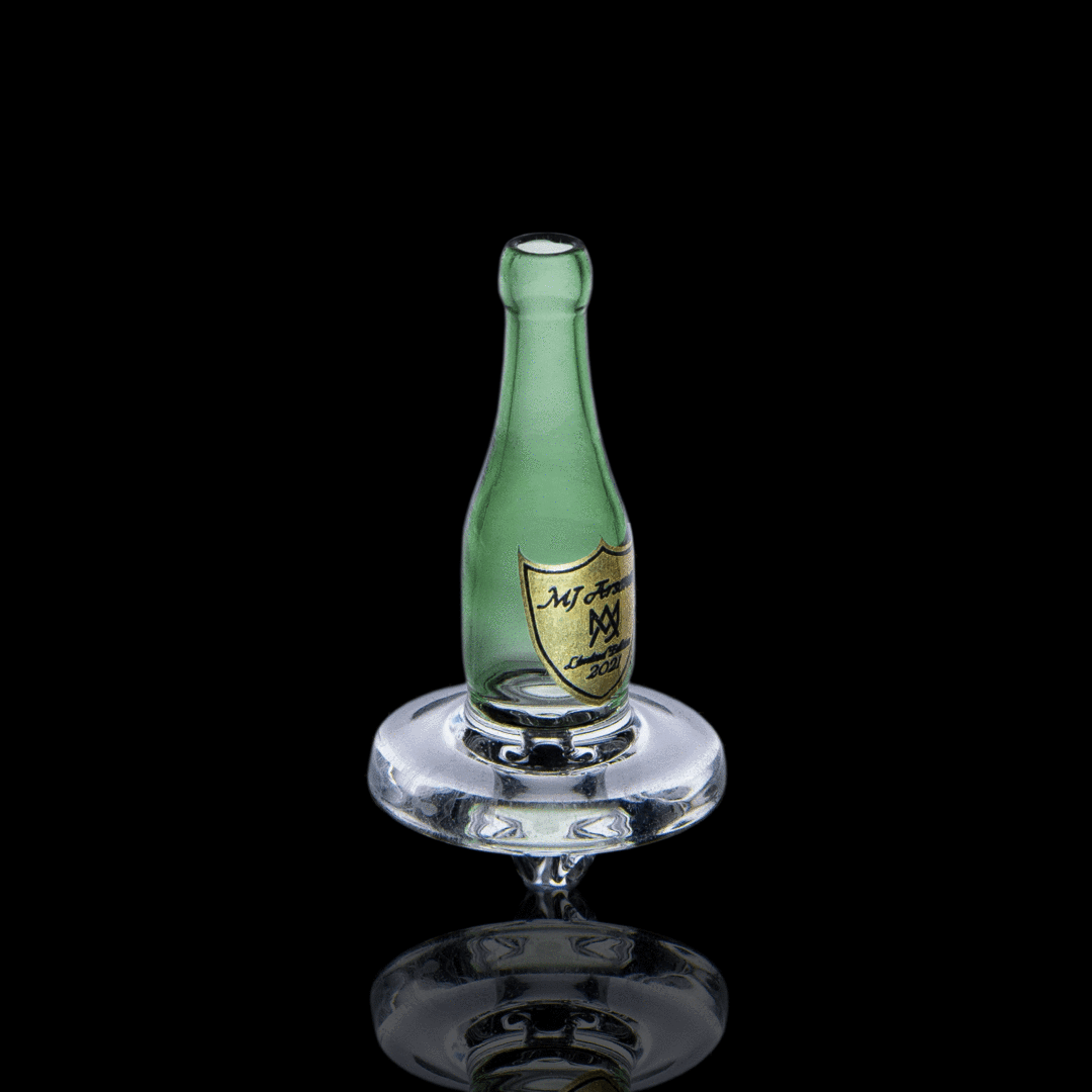 MJA Champagne Spinner Carb Cap LE - TheSmokeyMcPotz Collection 