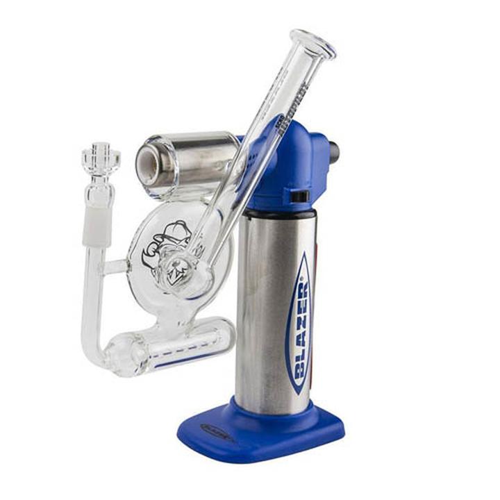 BLAZER AUTOPILOT GLASS RIG ATTACHMENT By SCRO - DAB RIG ATTACHMENT FOR TORCH LIGHTER - TheSmokeyMcPotz Collection 