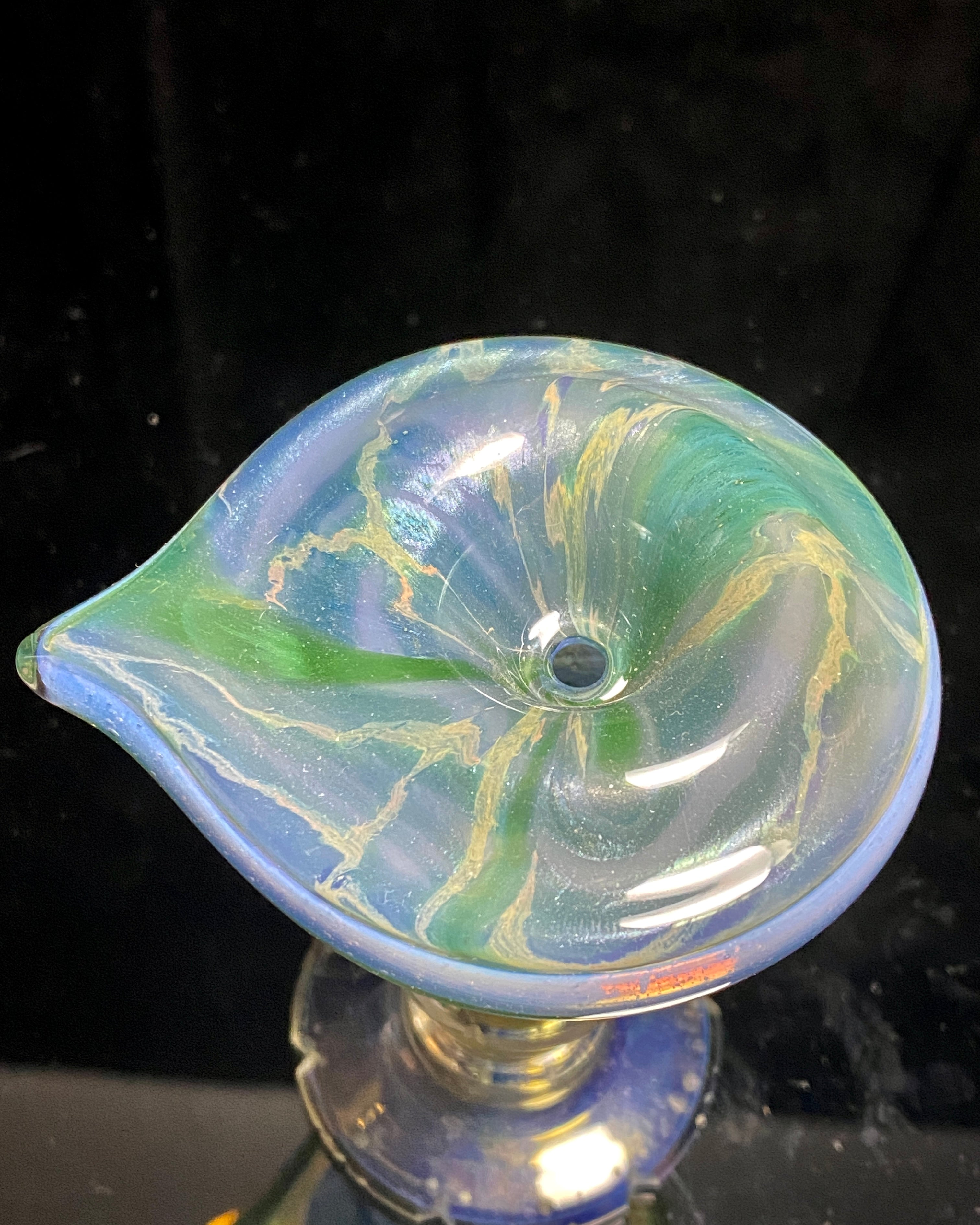 Jhanny Rise Saucer Bowl 14mm #4 - TheSmokeyMcPotz Collection 
