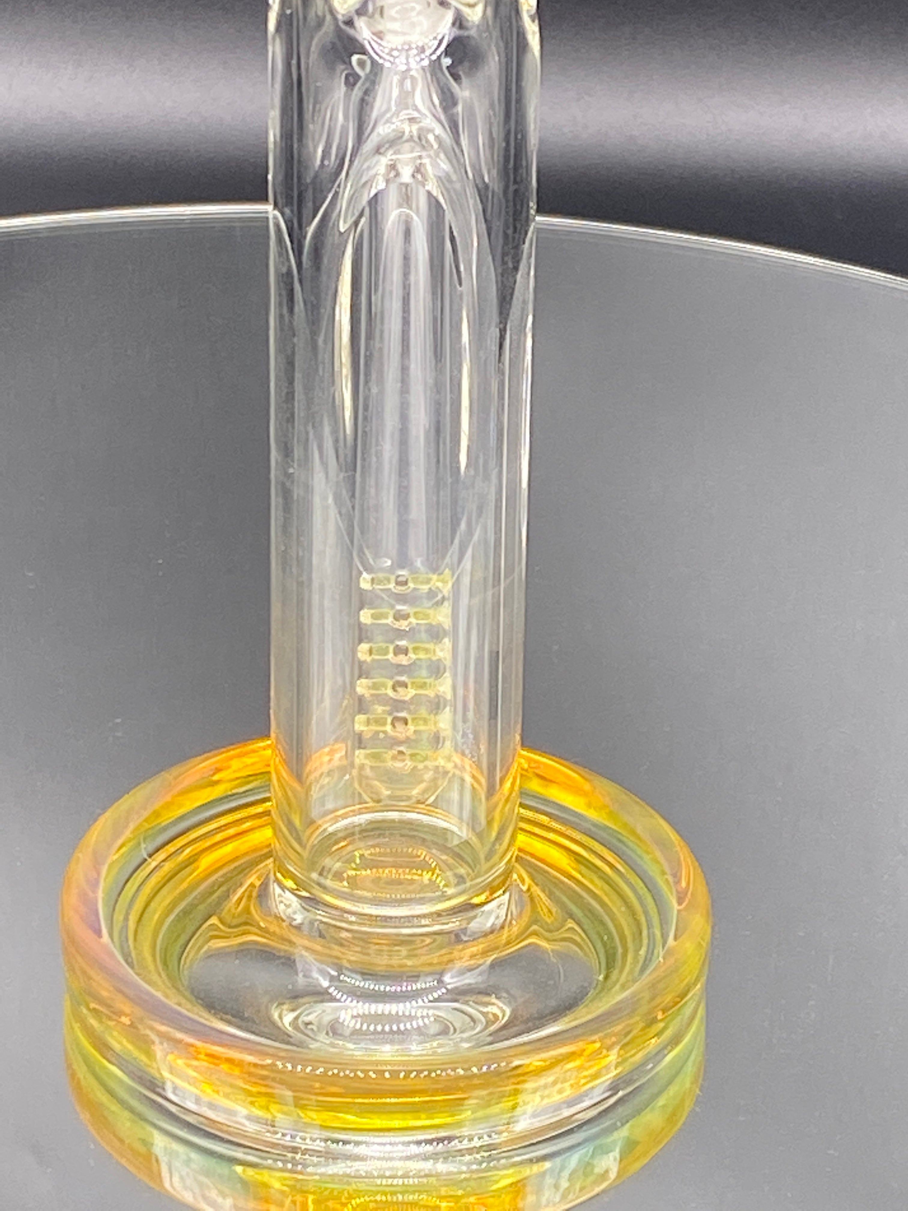 ILL Glass 12" 32x4 NS Yellow Tube - TheSmokeyMcPotz Collection 