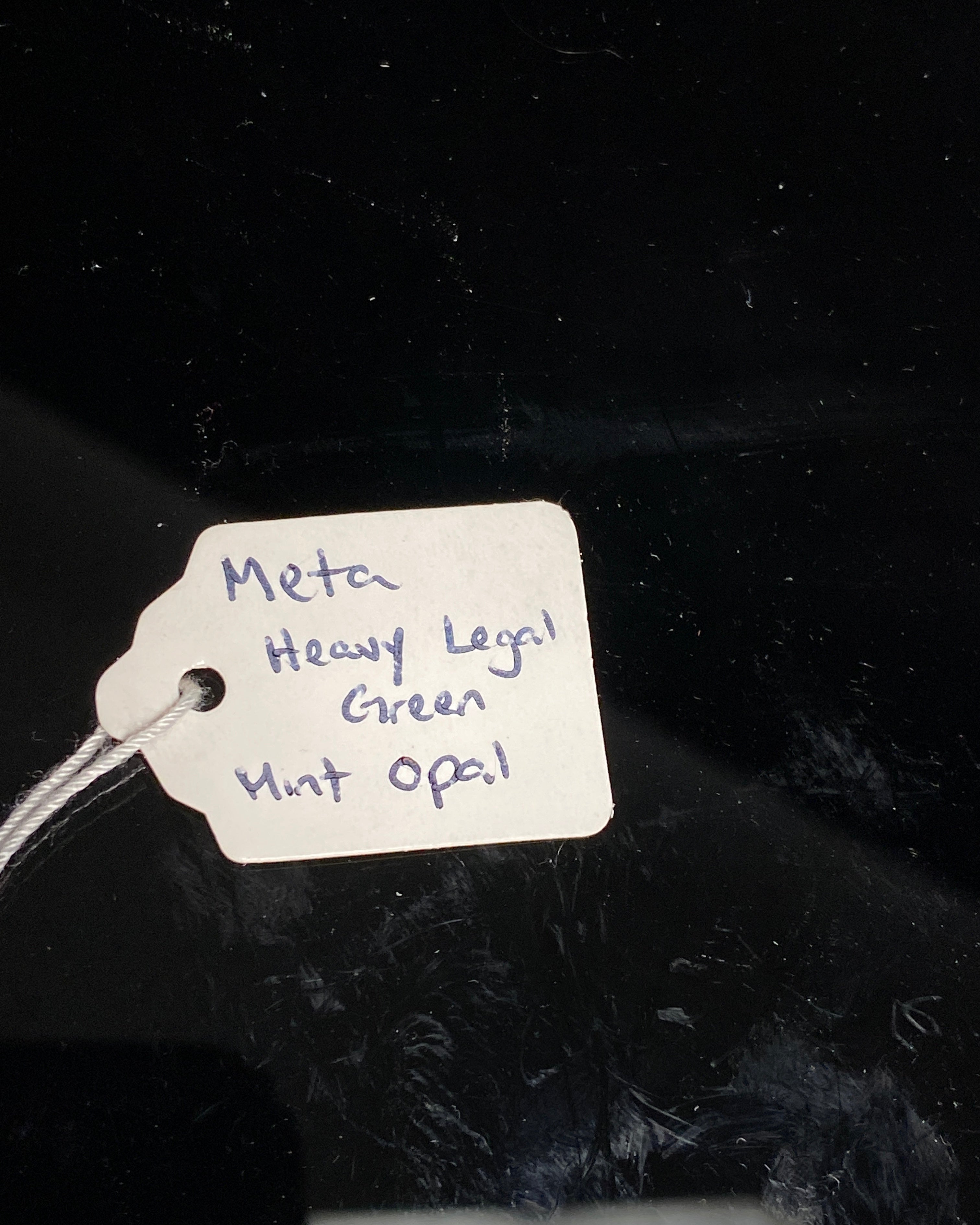 Fearn Gully Dab Tool Meta Heavy Legal Green Bubbletrap w- Mint Opal - TheSmokeyMcPotz Collection 