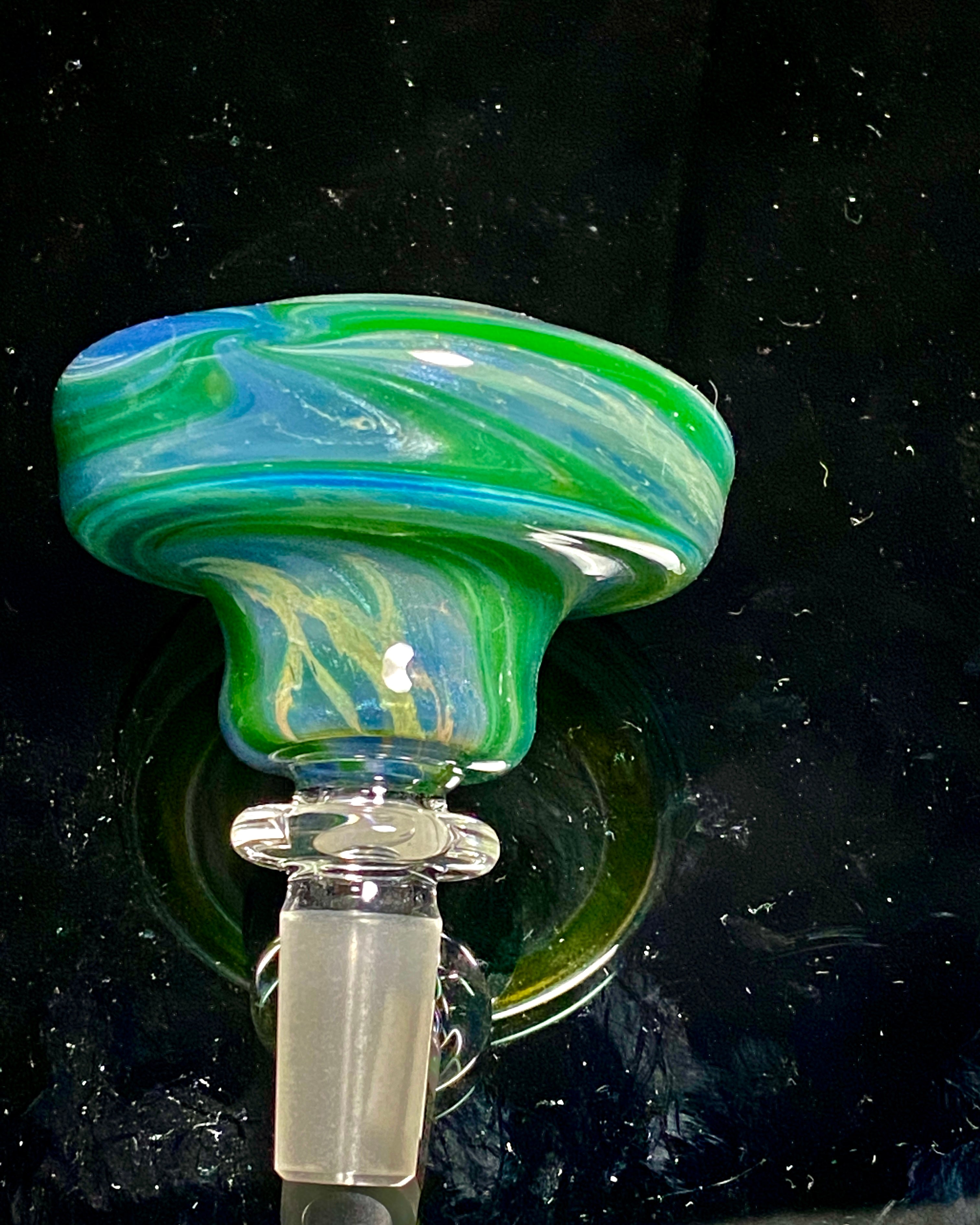 Jhanny Rise Saucer Bowl 14mm #1 - TheSmokeyMcPotz Collection 