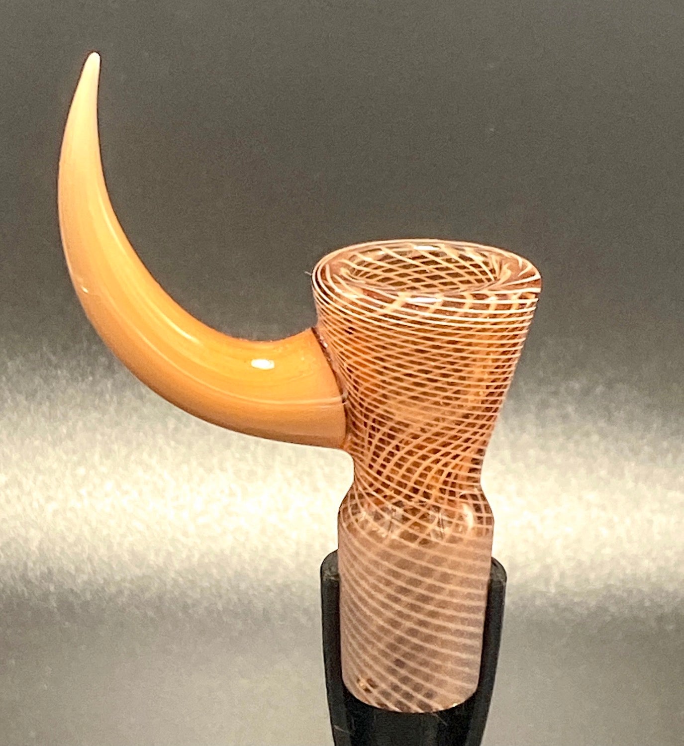 FULLY WORKED JOINT J-Honey Glassworks 18mm Reticello - TheSmokeyMcPotz Collection 