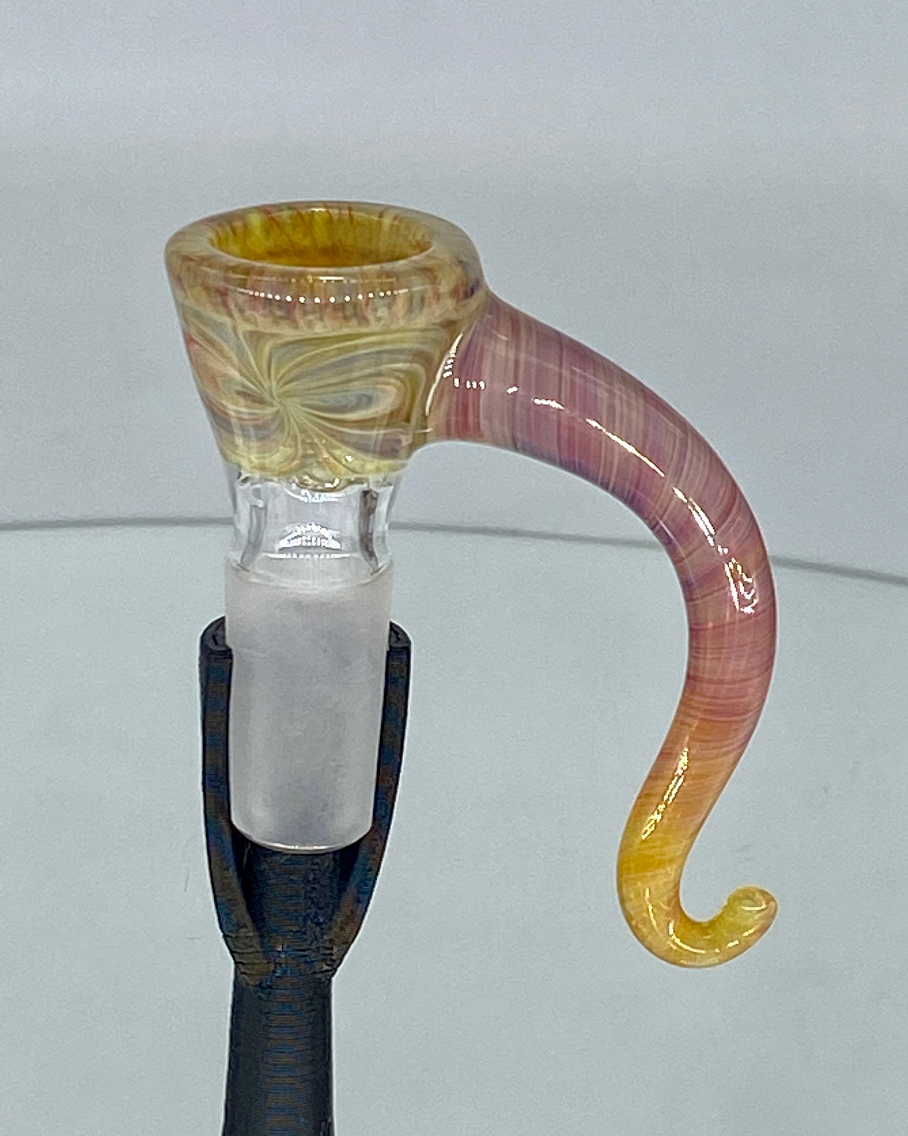 Will Star Multi-Hole Worked Horn Slide 14mm #6 - TheSmokeyMcPotz Collection 