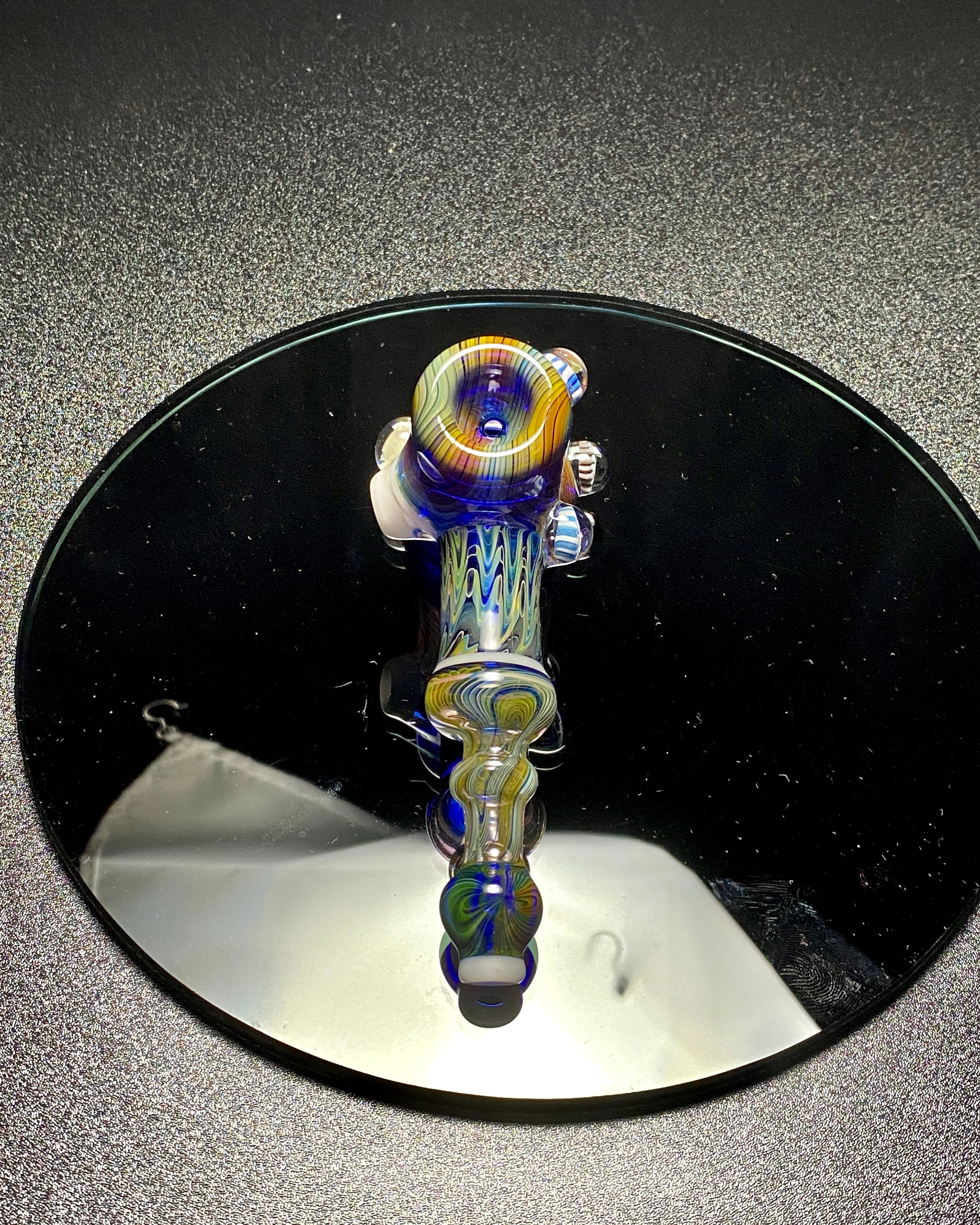 Lammi Glass Dry Pipe Fully Fumed Hammer #1 - TheSmokeyMcPotz Collection 