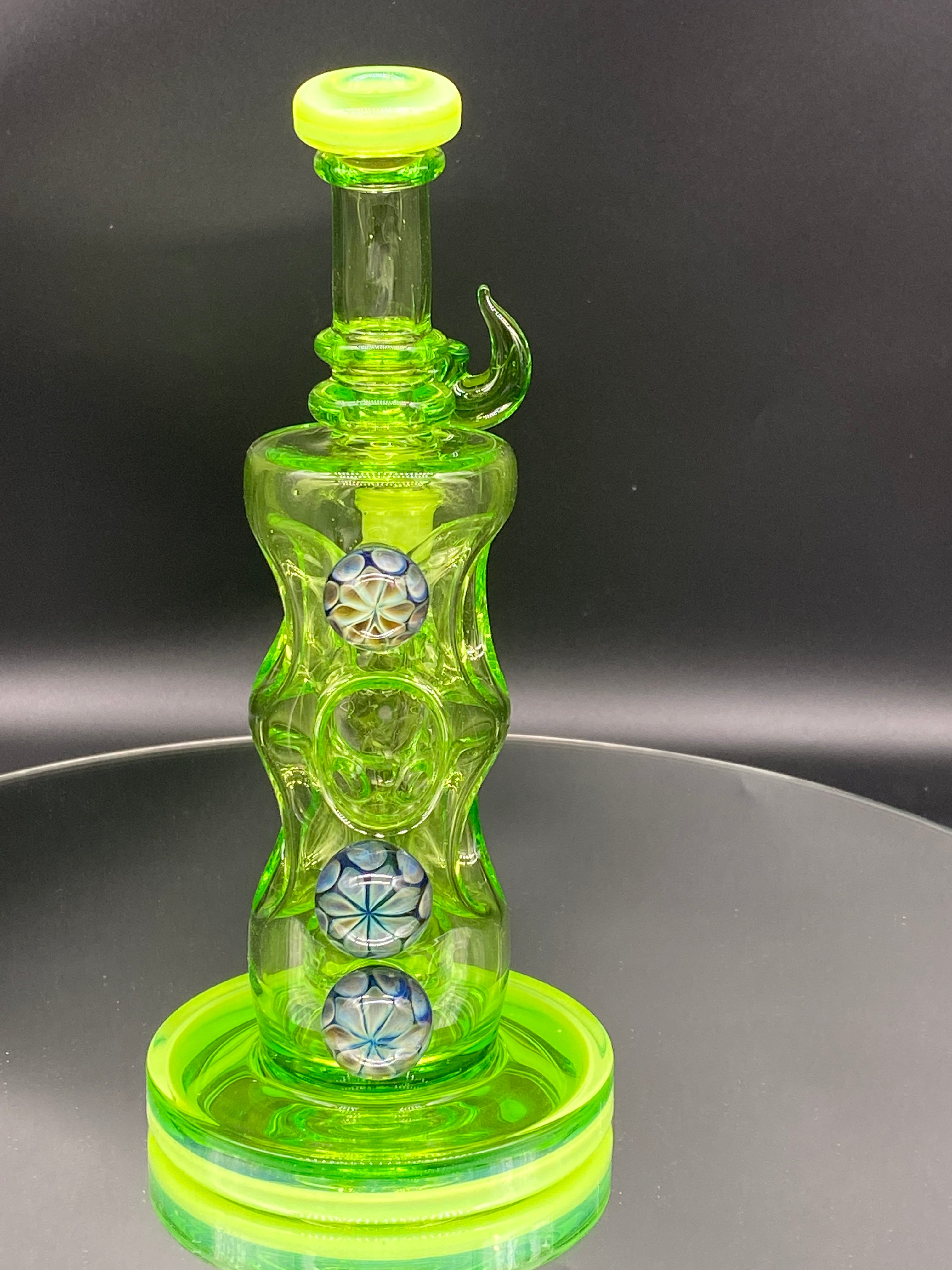 Davin Titland FULL COLOR Custom Rig with Marbles - TheSmokeyMcPotz Collection 