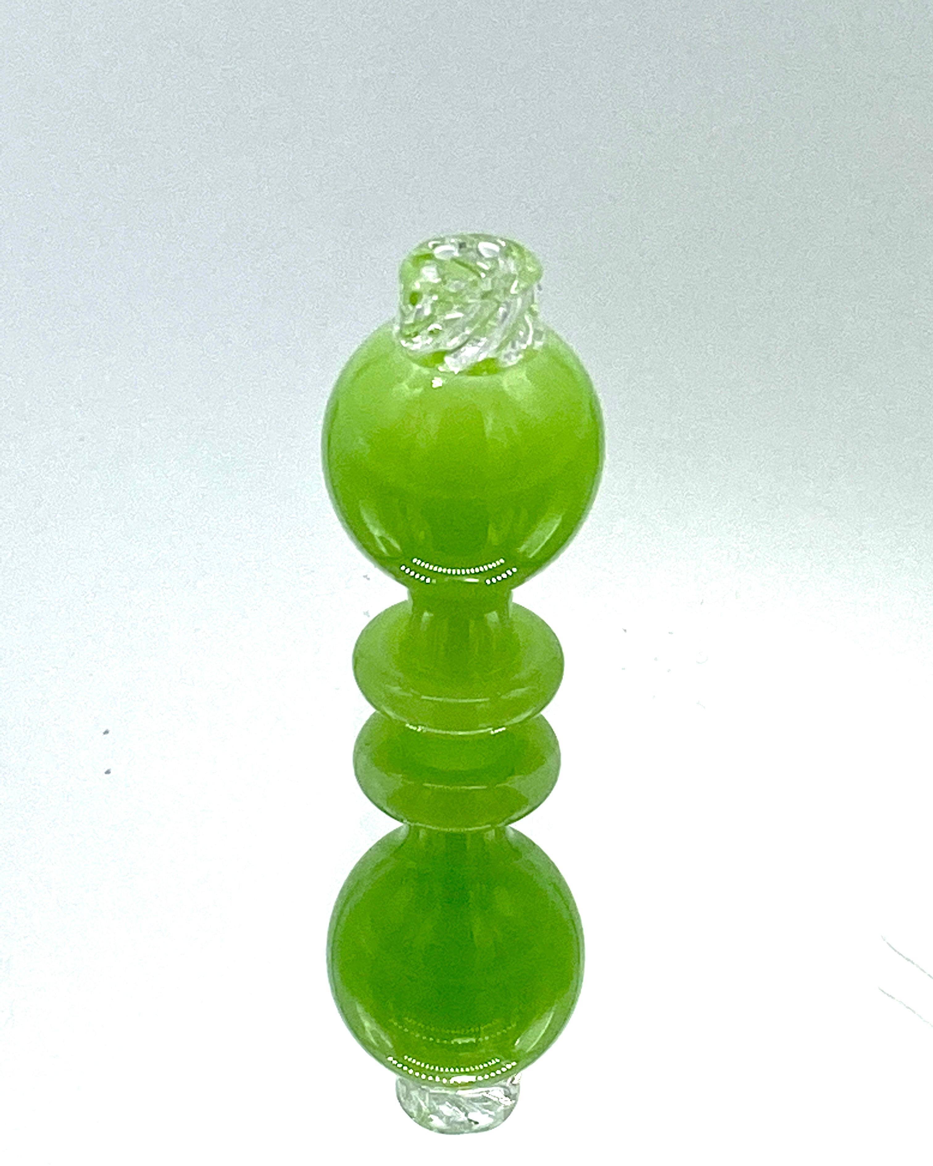 Gordo Scientific MINI BUBBLE CAPS (PEAK & CARTA) UV Green - TheSmokeyMcPotz Collection 