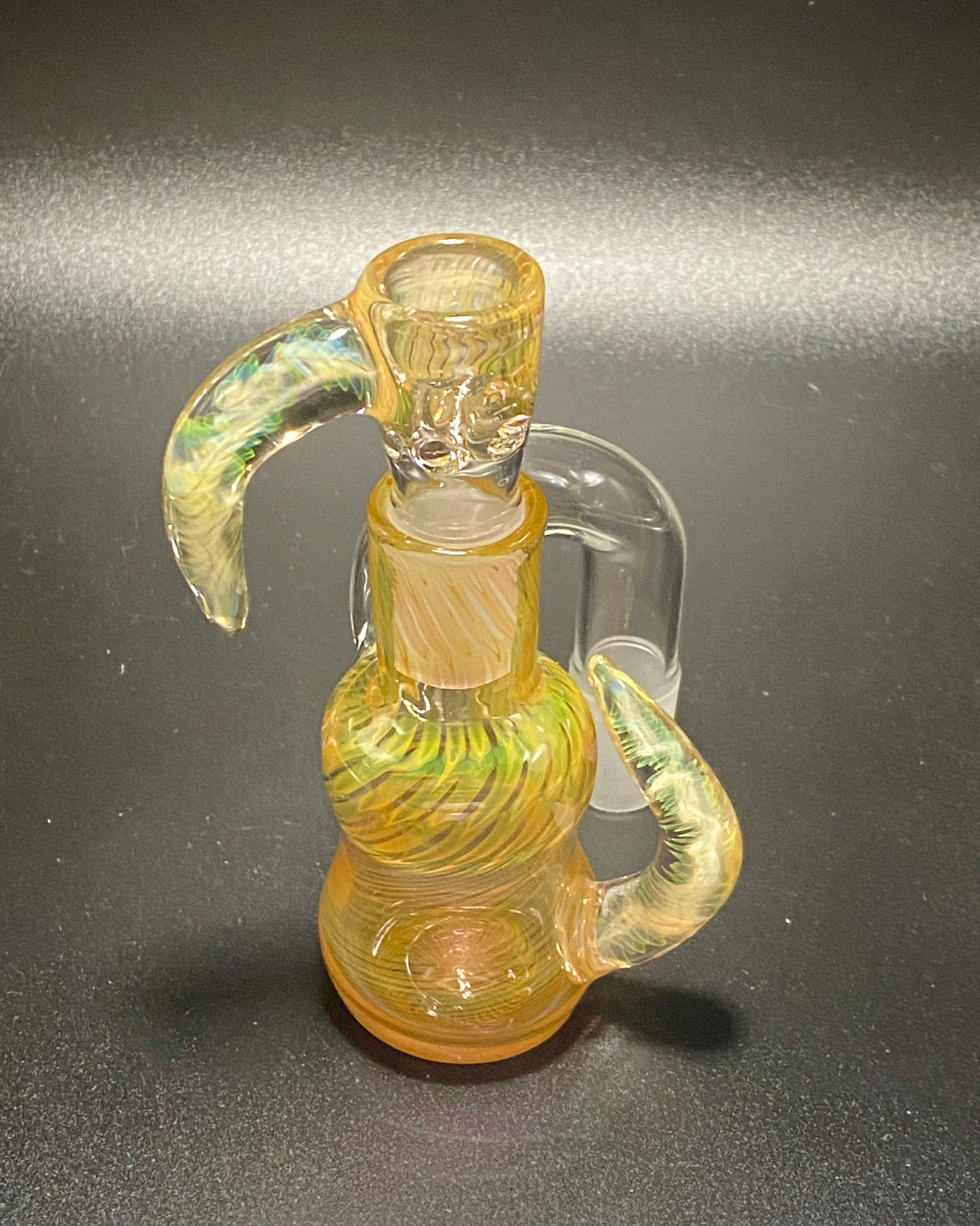 DZ Glass Fumed Wrap N Rake Dry Ash Catcher Set 18mm