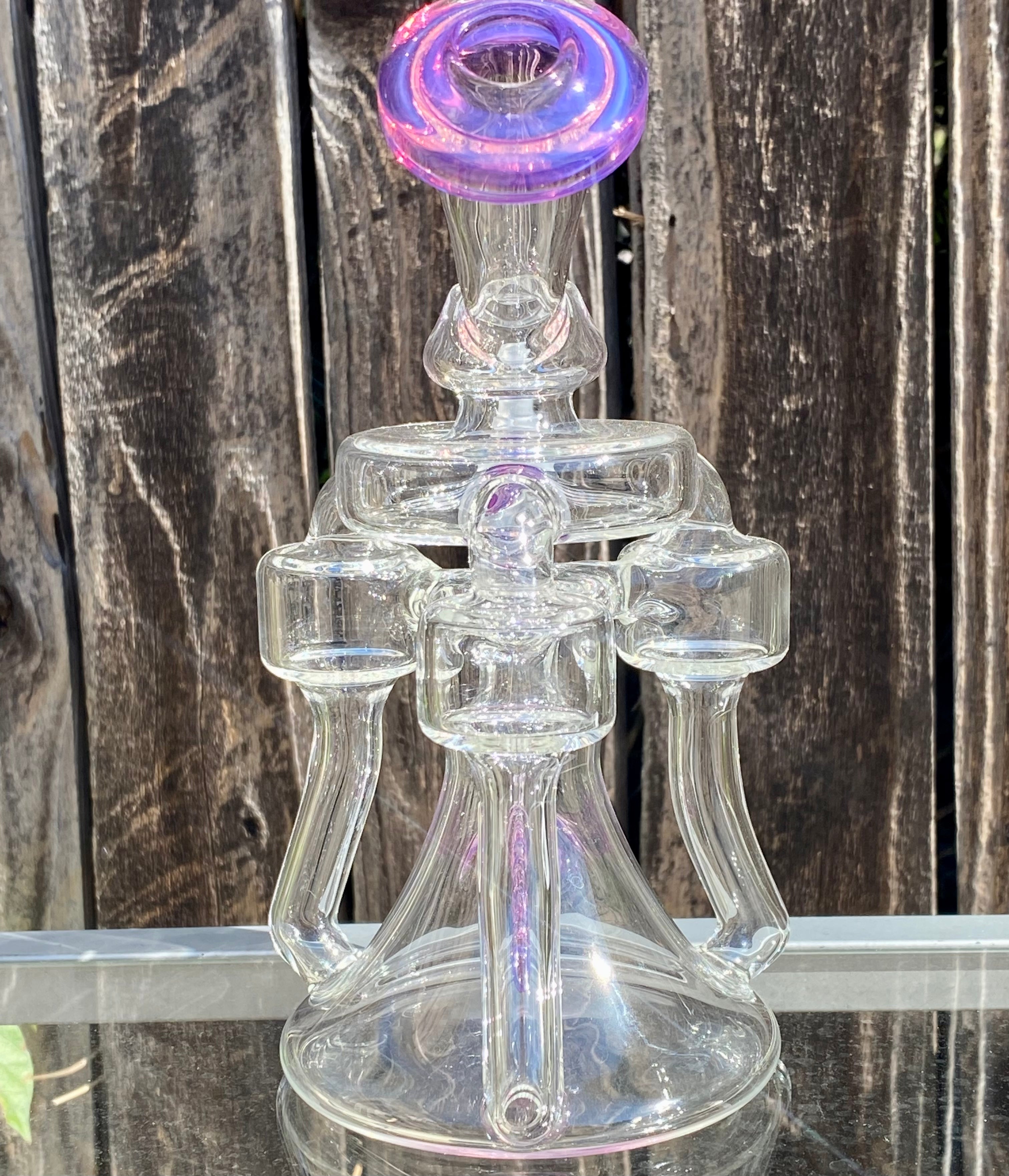 Gobs Glass Royal Jelly 14mm Triple Recycler