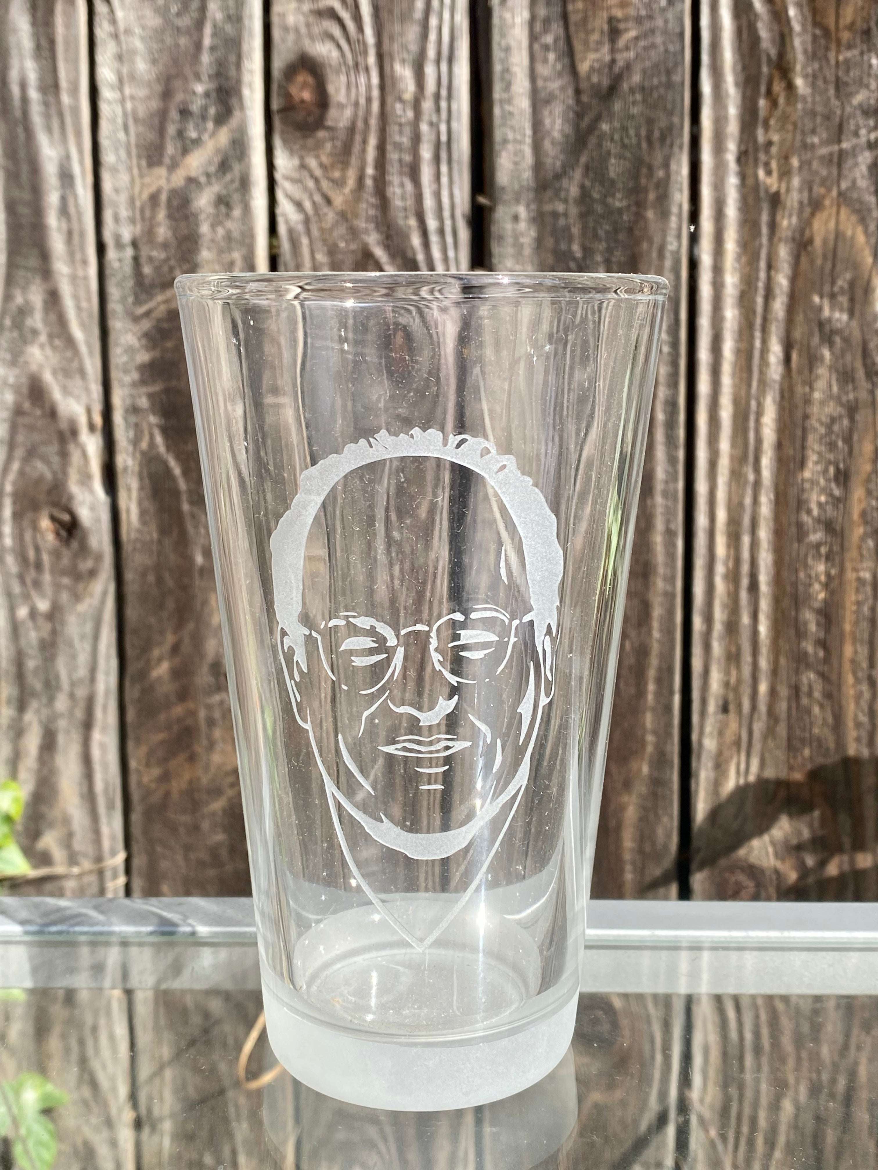 Lord Kramdar Blasted Pint Glass #2 George from Seinfeld