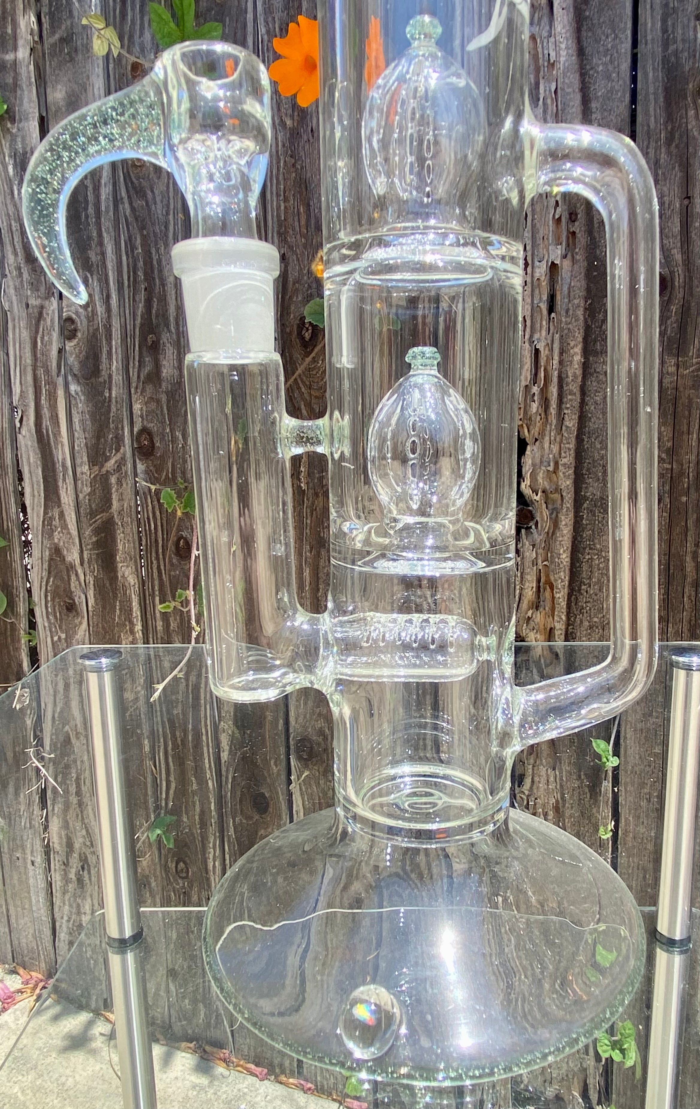 5_3lements Glass Grid to Double Imperial Recycler CFL Seriously