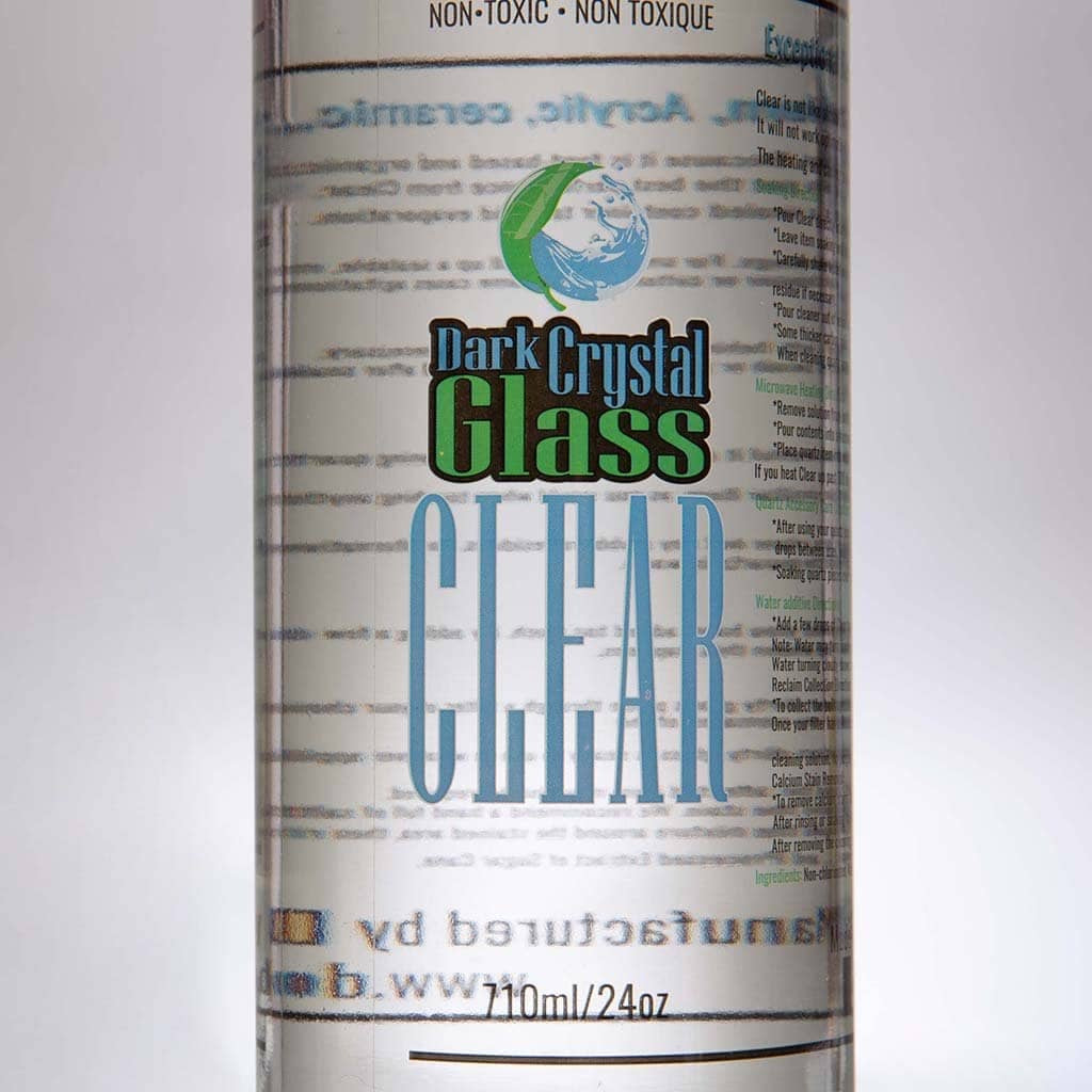 Dark Crystal Glass Clear - One 710ml Bottle - TheSmokeyMcPotz Collection 